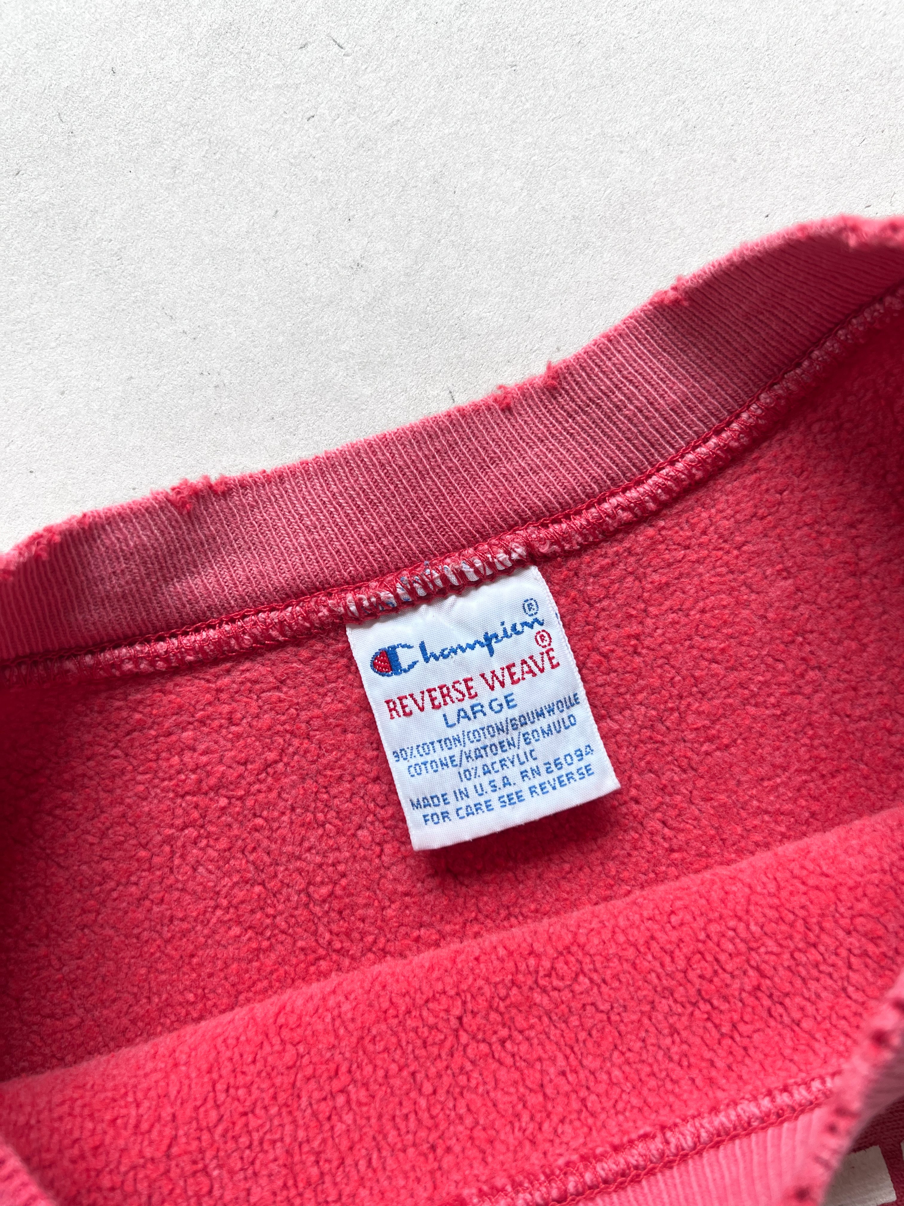 1990S CHAMPION 'STEPHENS COLLEGE' REVERSE WEAVE SWEATSHIRT (L)