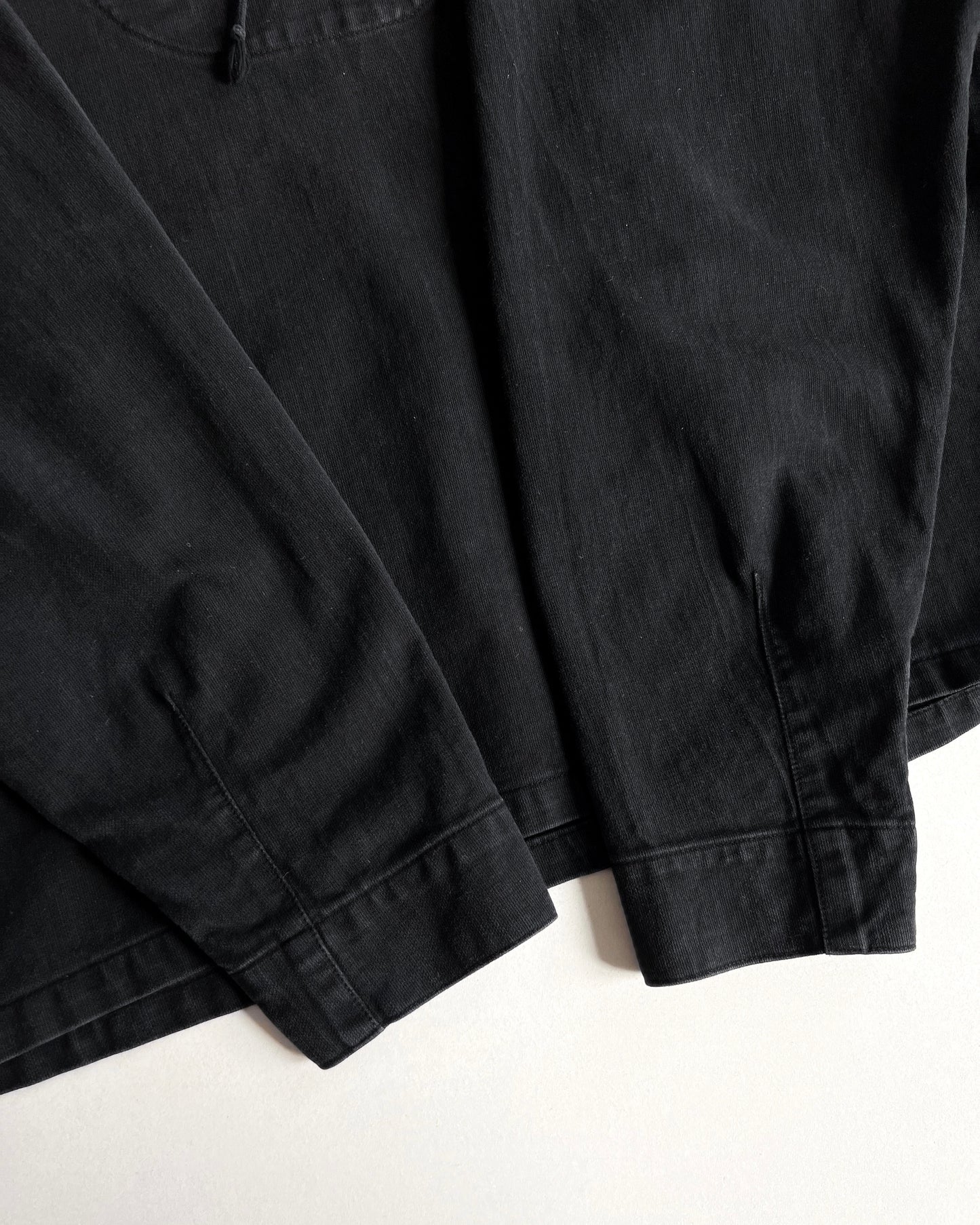 1950S OVERDYED BLACK GERMAN NAVY SAILOR SMOCK (L)