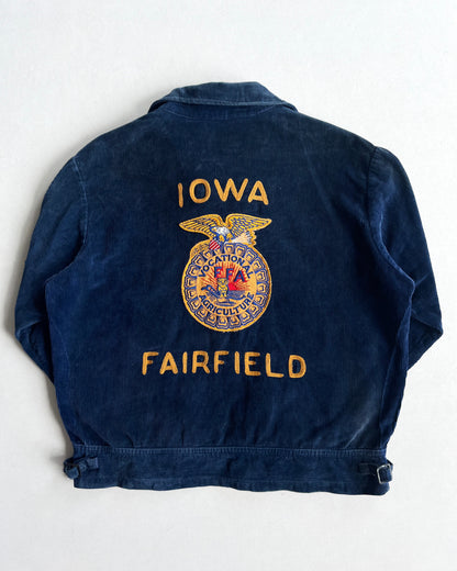 1960S FFA 'IOWA FAIRFIELD' CORDUROY JACKET (L)