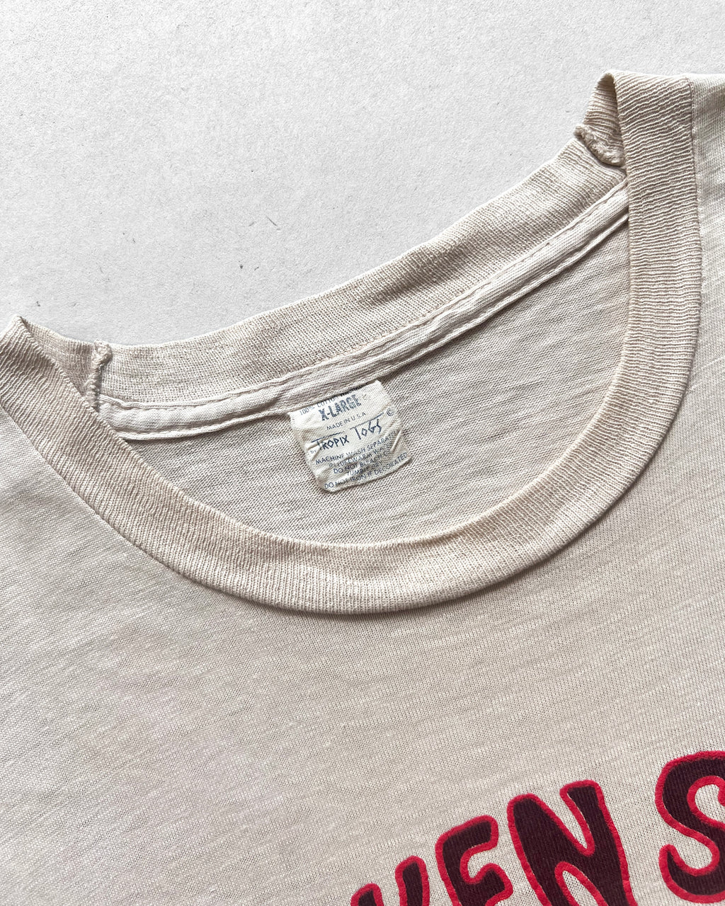 1970S 'CHICKEN SHIRT' SINGLE STITCH TEE (XL)