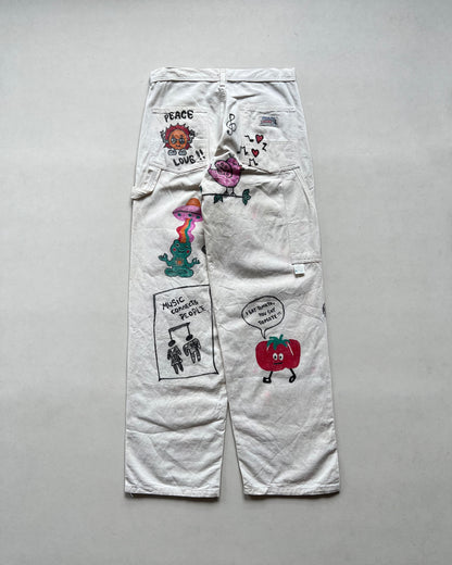 1980S CARTER'S HAND-DRAWN CARPENTER PANTS (31)