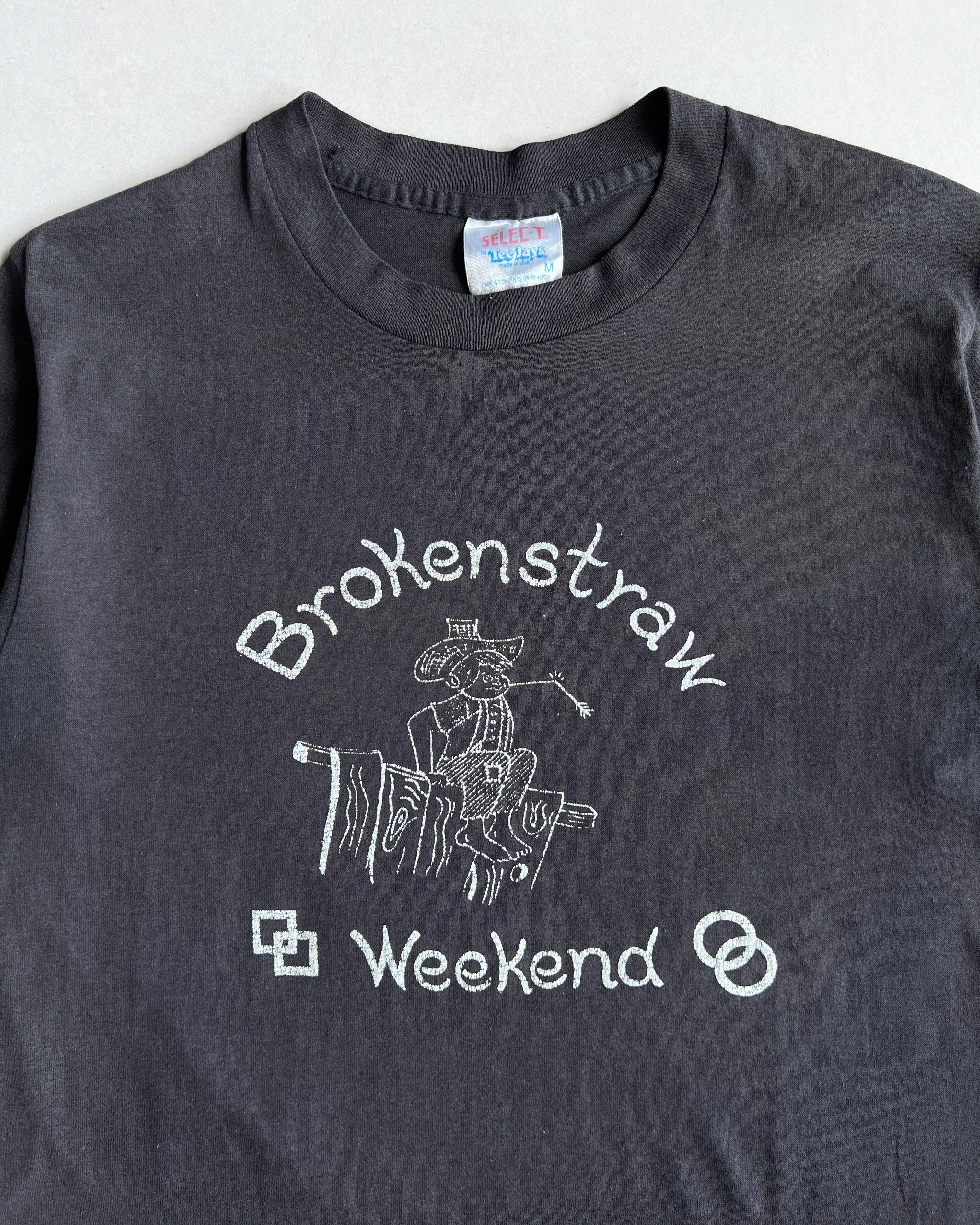 1980S 'BROKENSTRAW WEEKEND' SINGLE STITCH TEE (M)