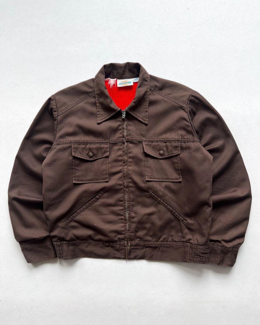 1980S DICKIES 'NYLON' EMBROIDERED WORK JACKET (L)