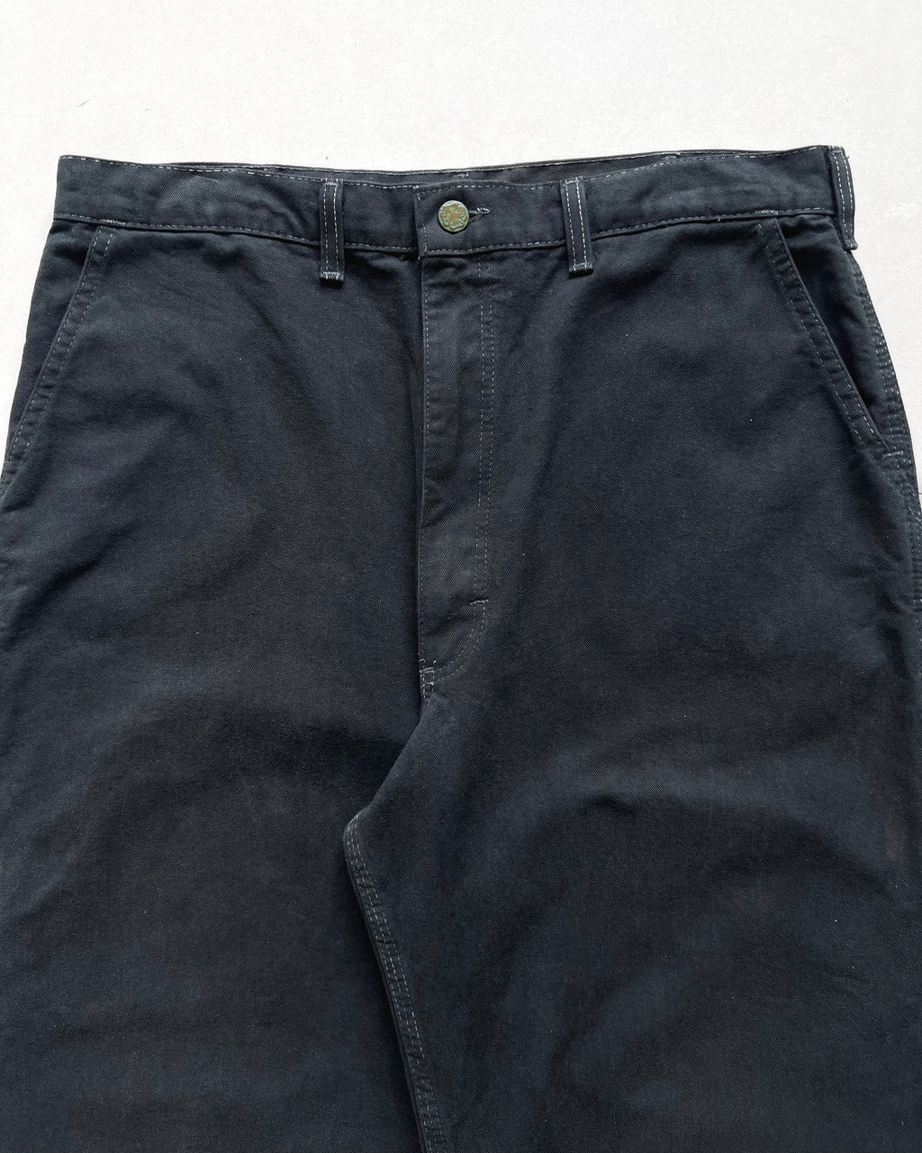 1970S BLACK OSHKOSH B'GOSH CARPENTER PANTS (34)