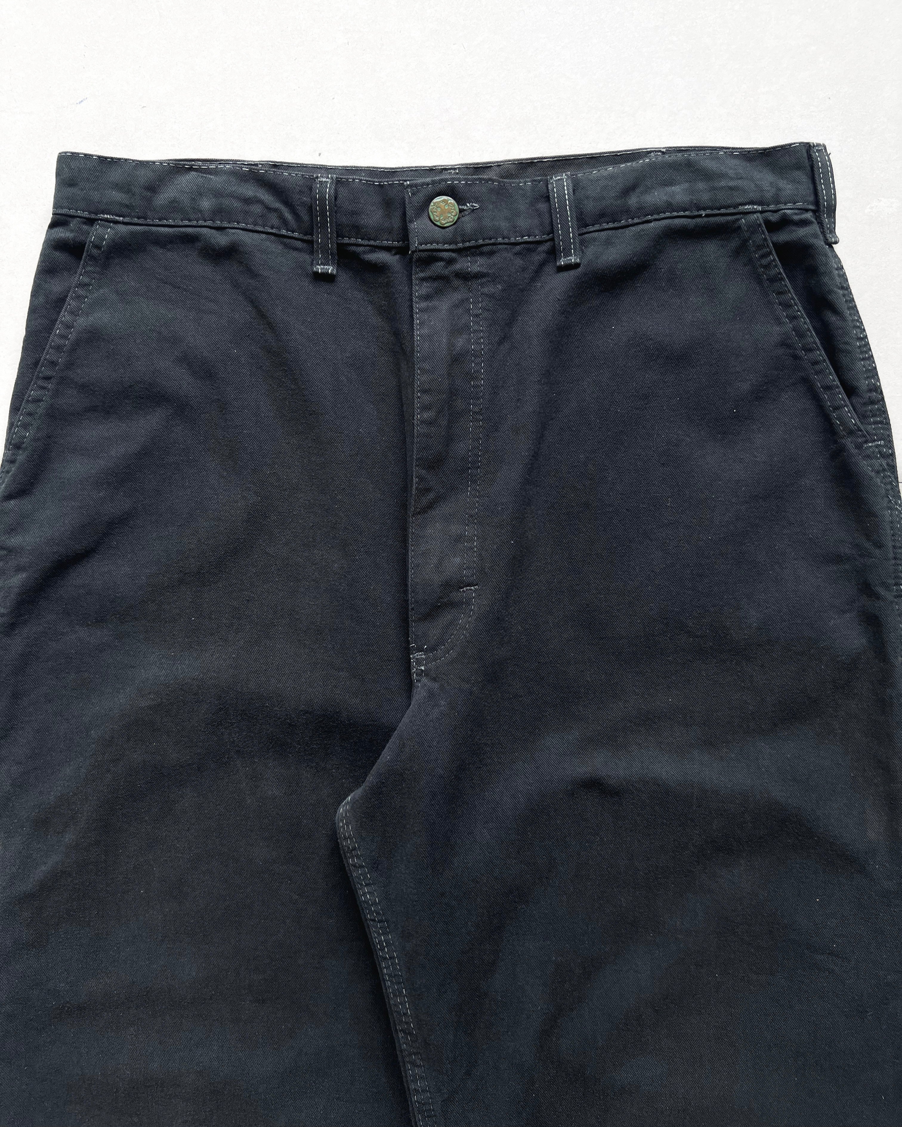 1970S BLACK OSHKOSH B'GOSH CARPENTER PANTS (34)