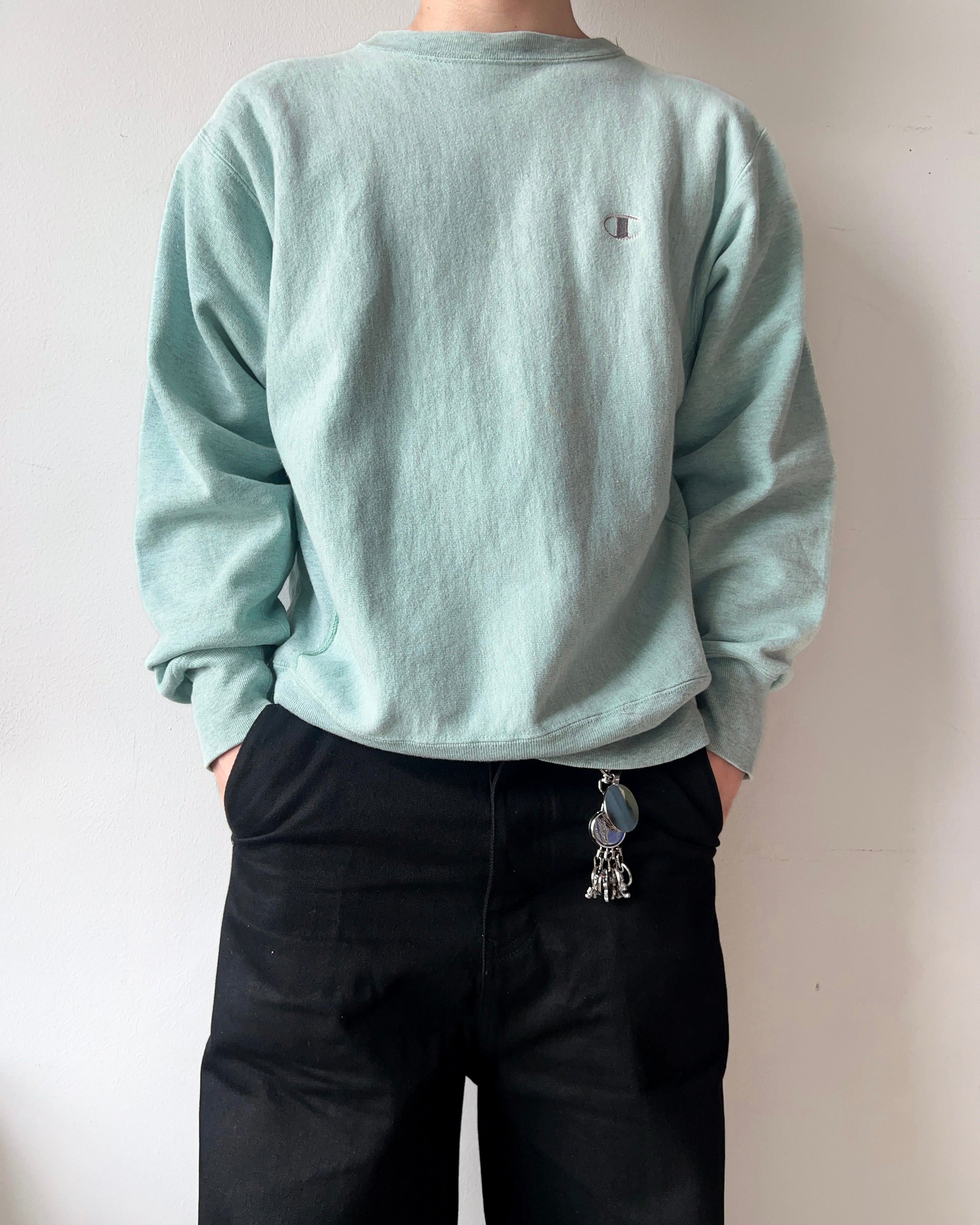 1980S CHAMPION REVERSE WEAVE LOGO SWEATSHIRT (L)