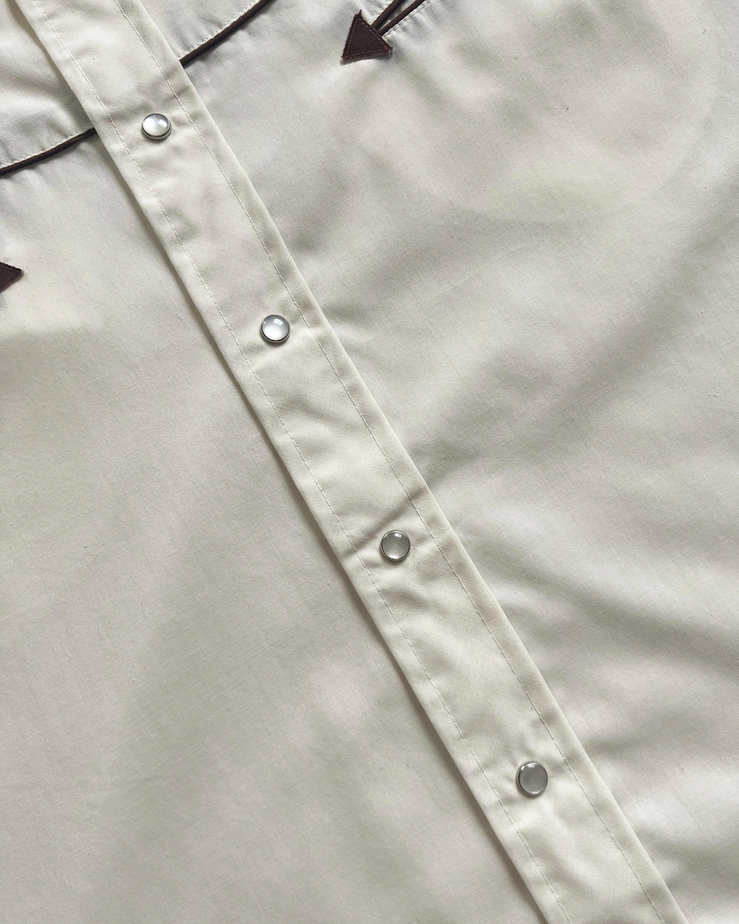 1980S COWBOY WESTERN SHIRT (L)