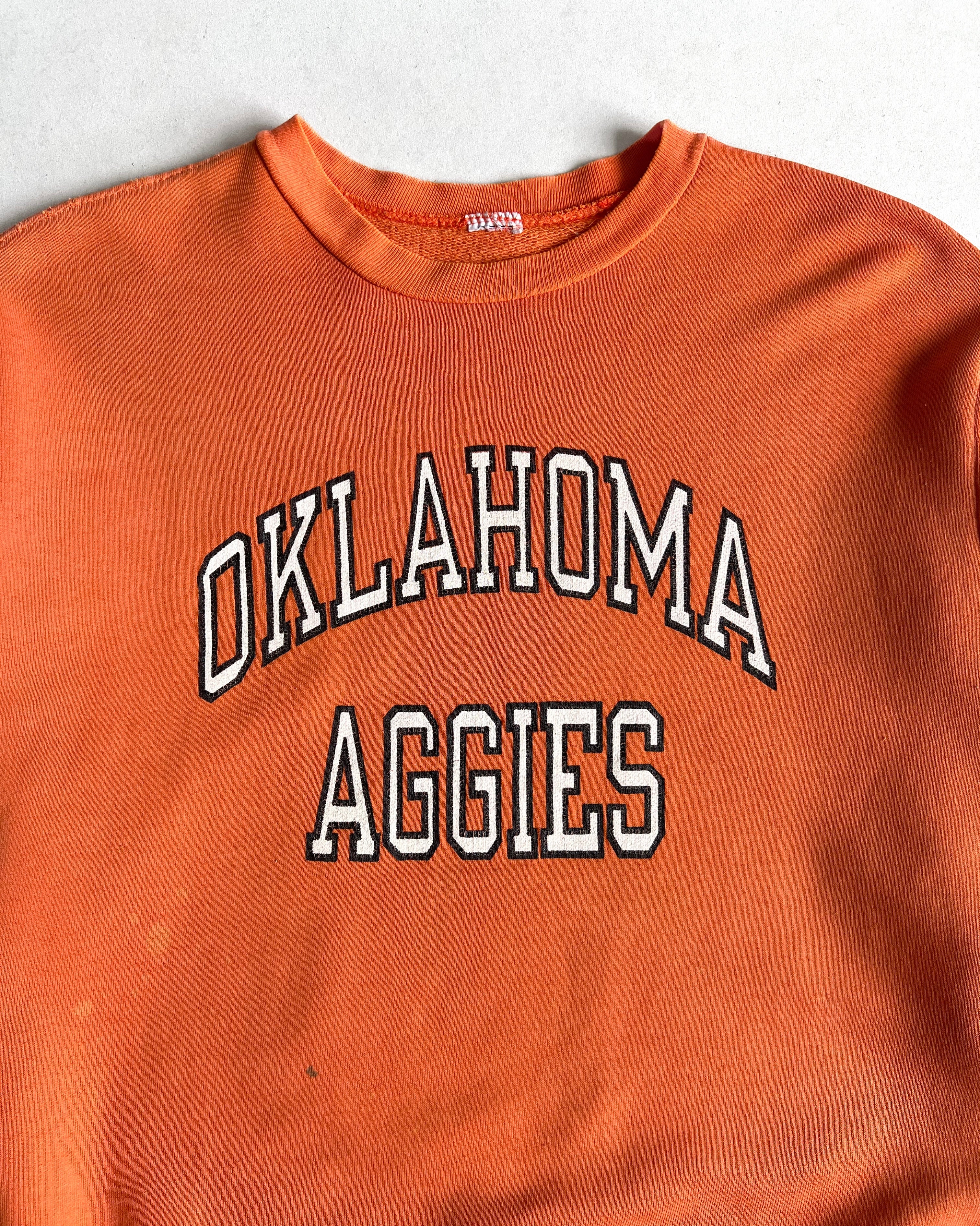 1980S 'OKLAHOMA AGGIES' SWEATSHIRT (L)