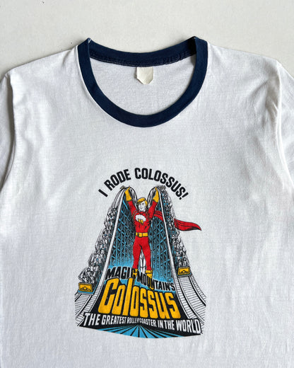 1970S 'I RODE COLOSSUS!' RINGER TEE (M)