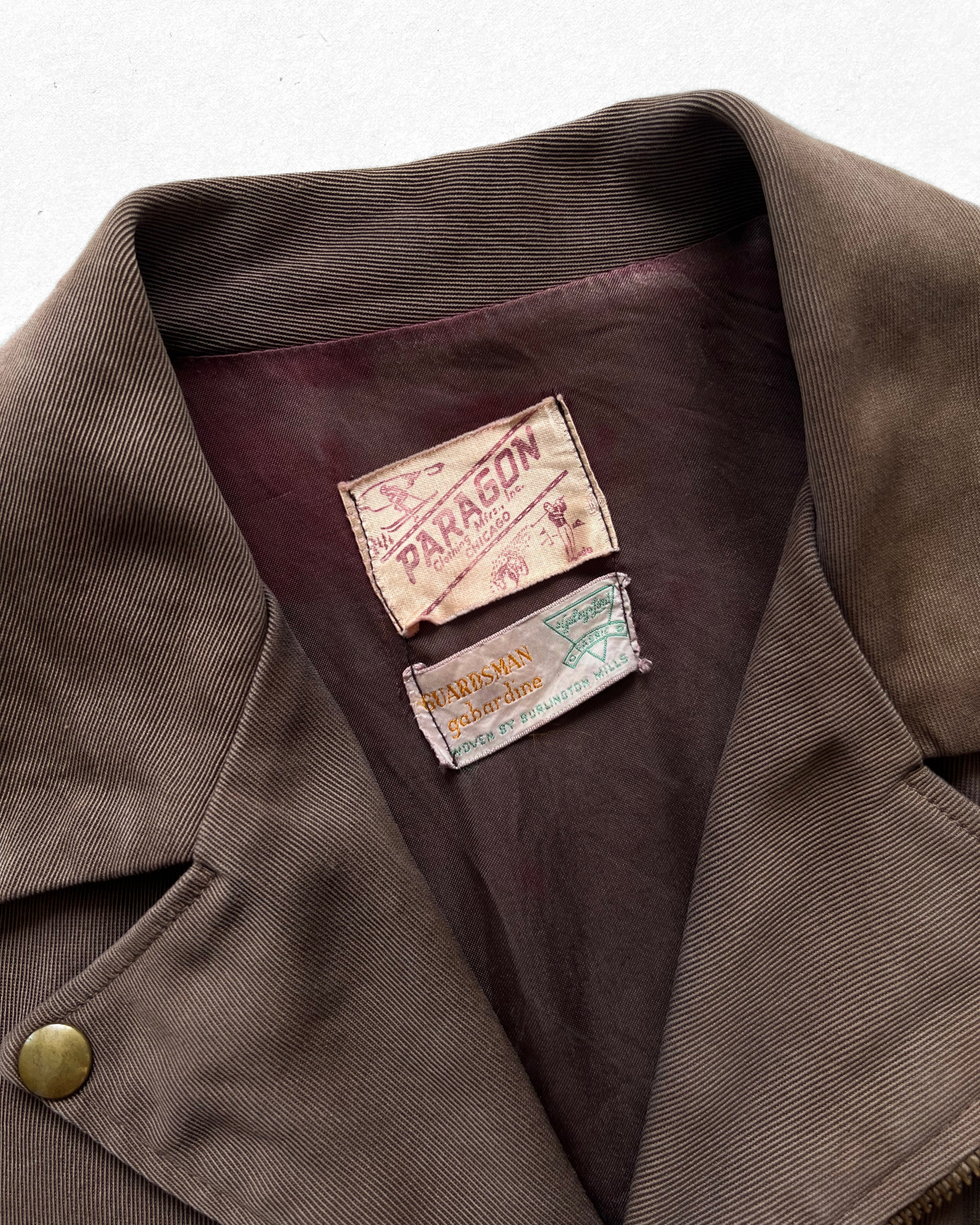 1940S PARAGON GABARDINE ROCKABILLY JACKET (M)