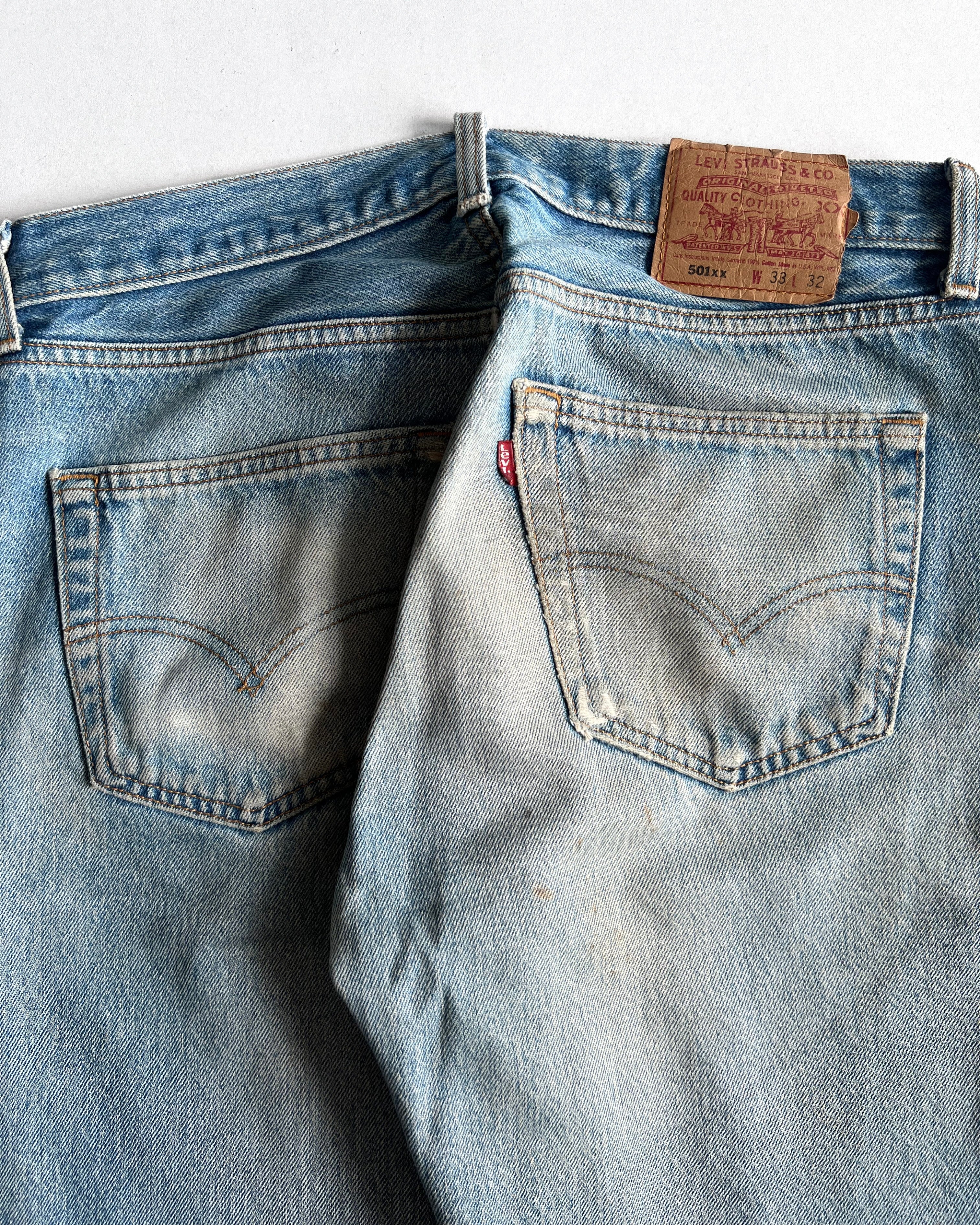 1990S LEVI'S 501 EMBROIDERED JEANS (32)