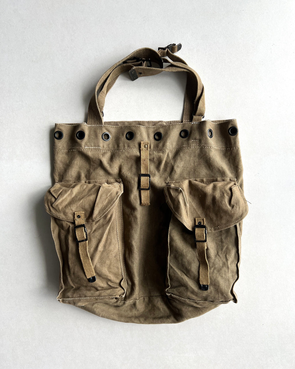 1940S WWII US ARMY CANVAS TOTE BAG (OS)