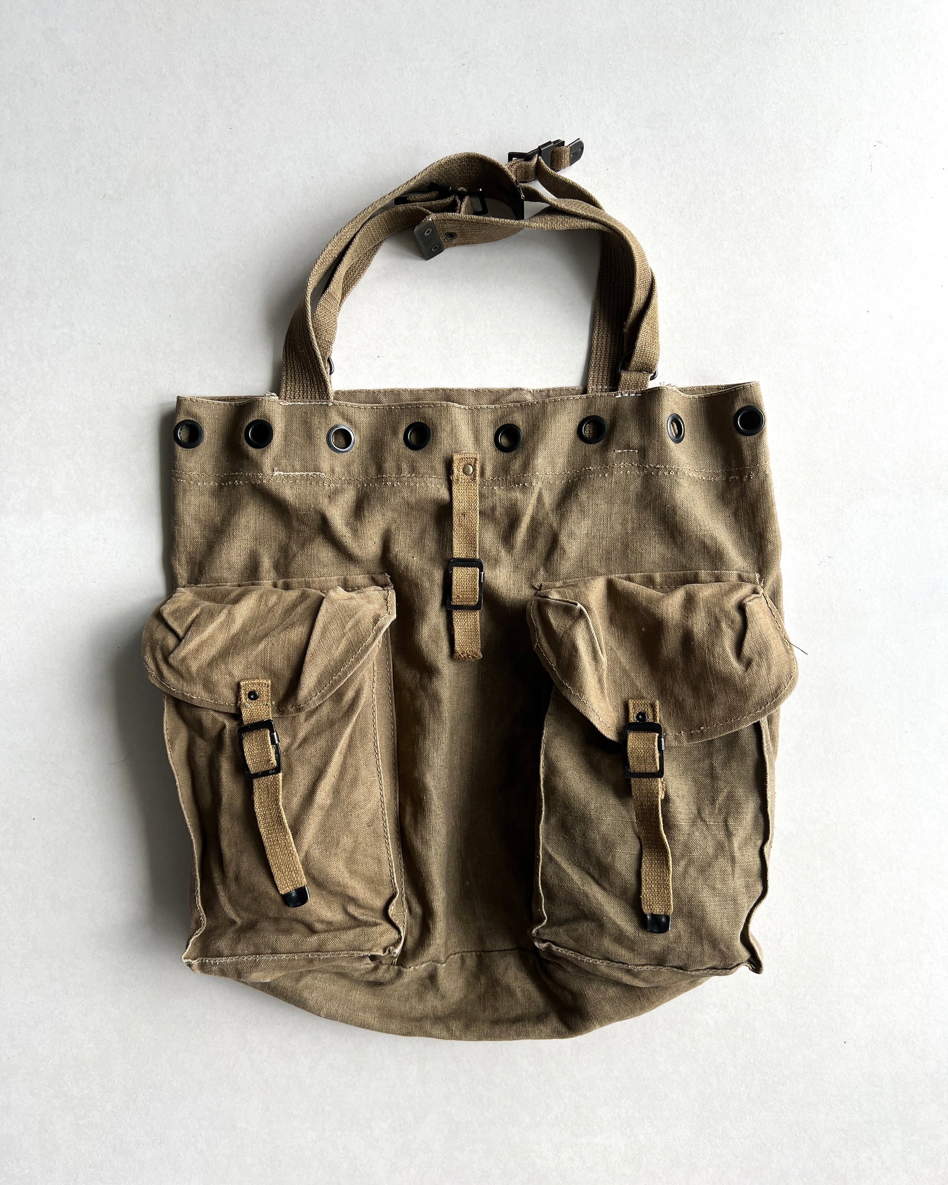 1940S WWII US ARMY CANVAS TOTE BAG (OS)