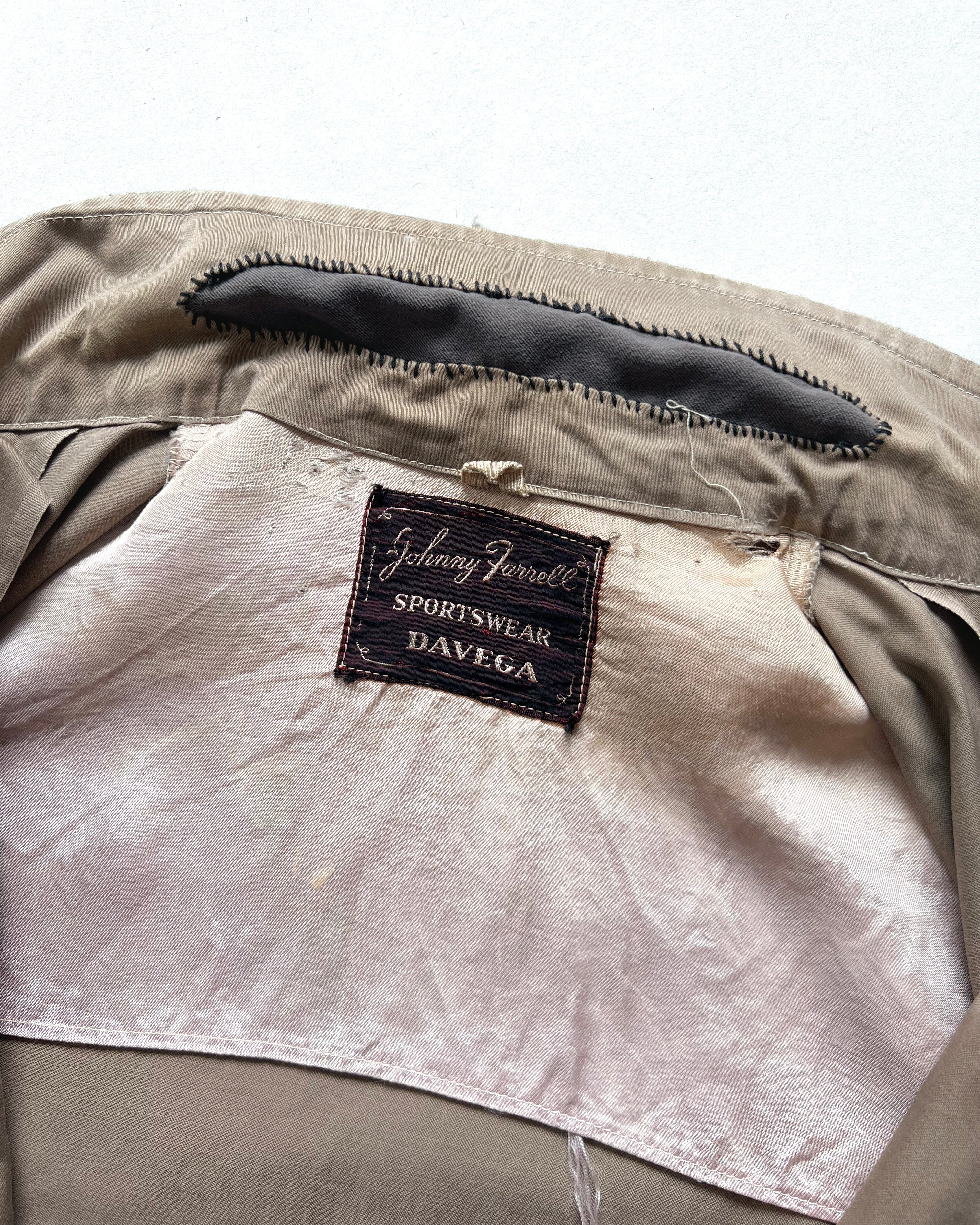 1950S JOHNNY FARRELL SPORTSWEAR DAVEGA JACKET (L)