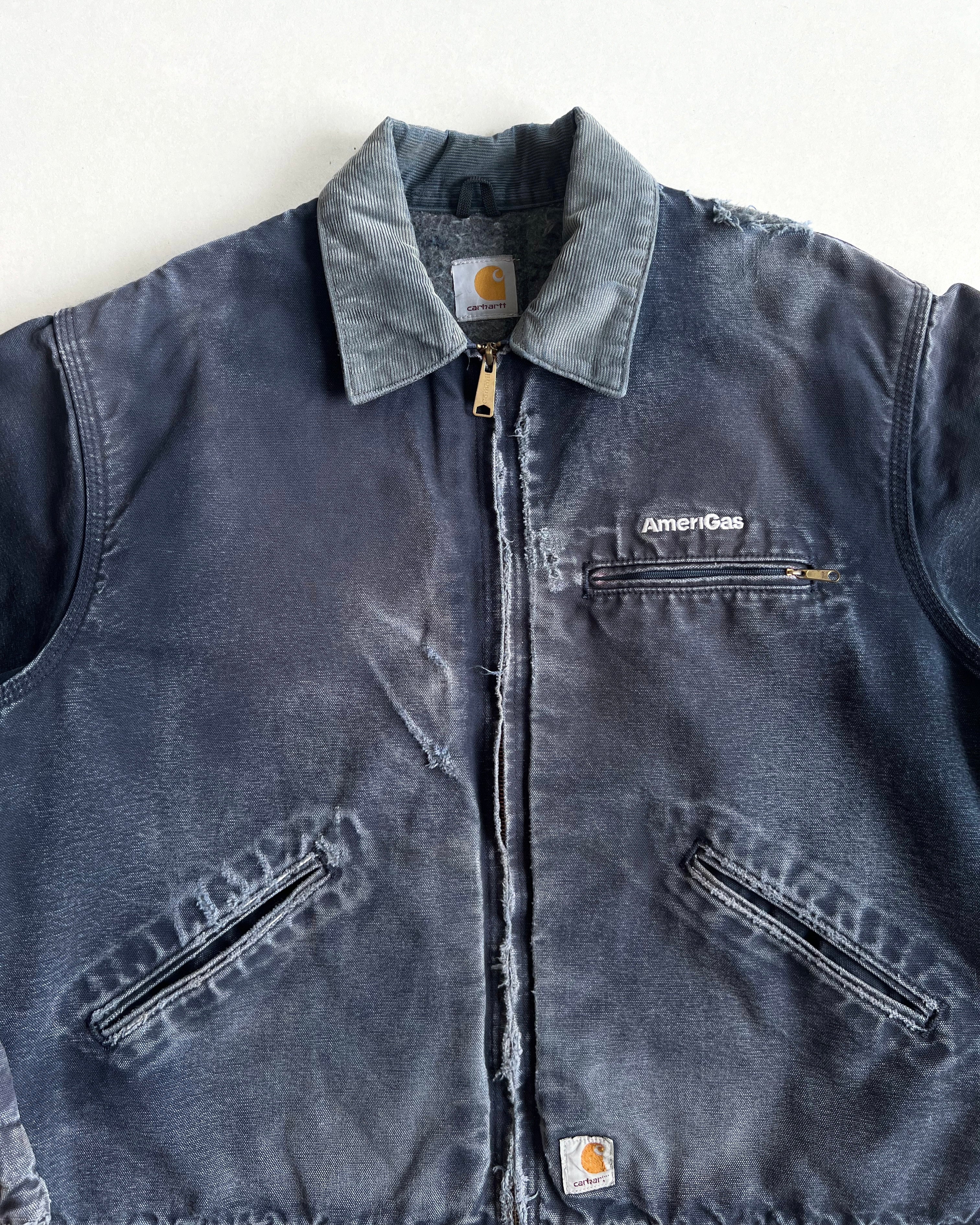 1990S FADED 'AMERIGAS' CARHARTT DETROIT JACKET (XL)