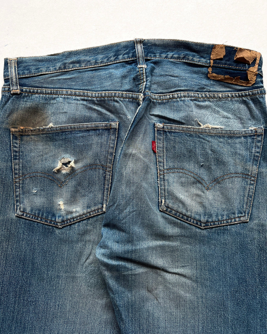 1960S LEVI'S BIG E 501 SELVEDGE JEANS (34)