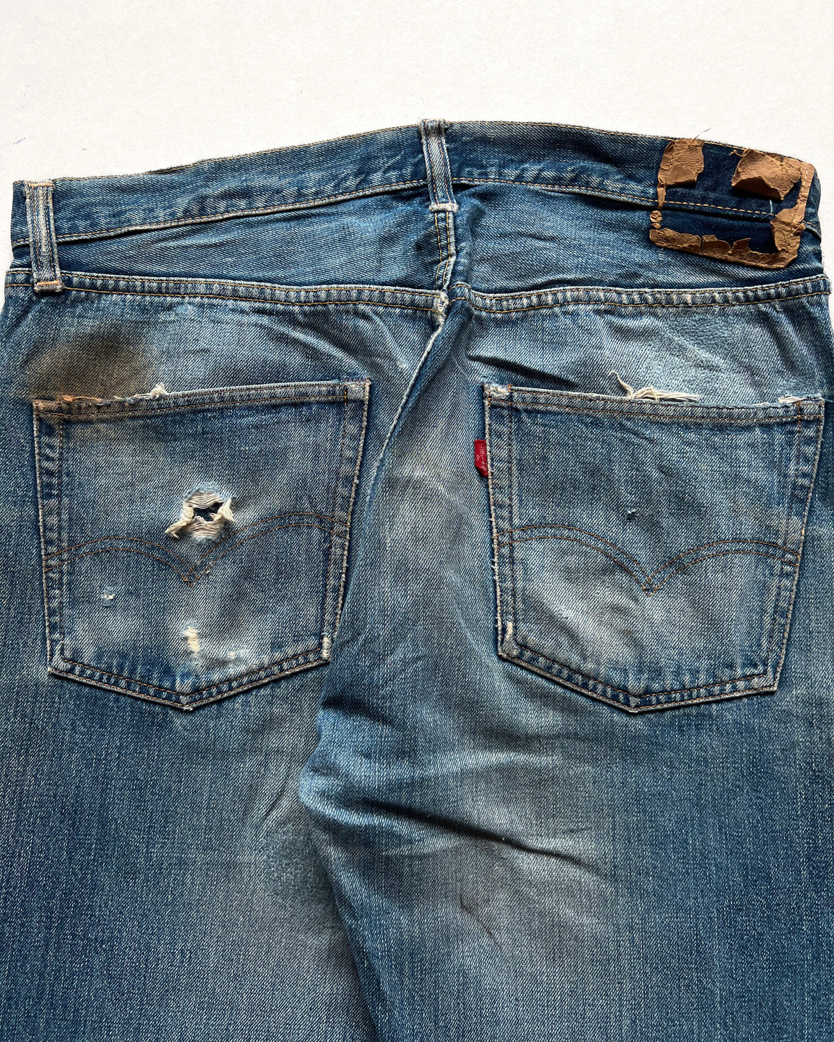 1960S LEVI'S BIG E 501 SELVEDGE JEANS (34)