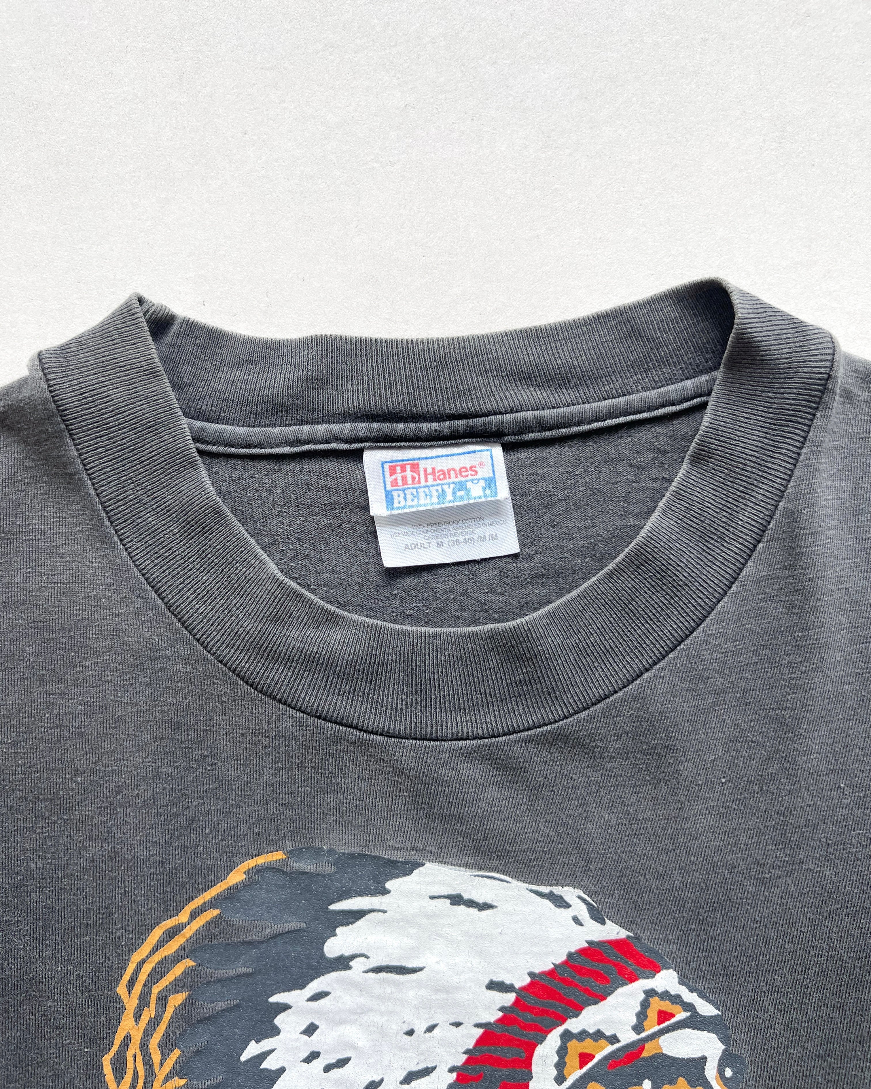 1990S INDIANS 'WING ROCK' LONGSLEEVES TEE (M)