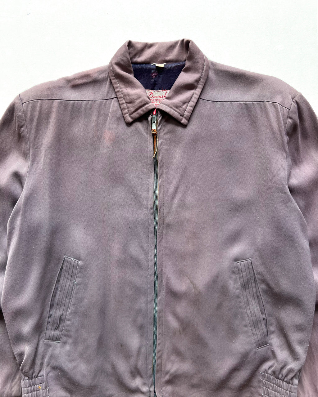 1950S DUVASHEEN RAYON GABARDINE JACKET (L)