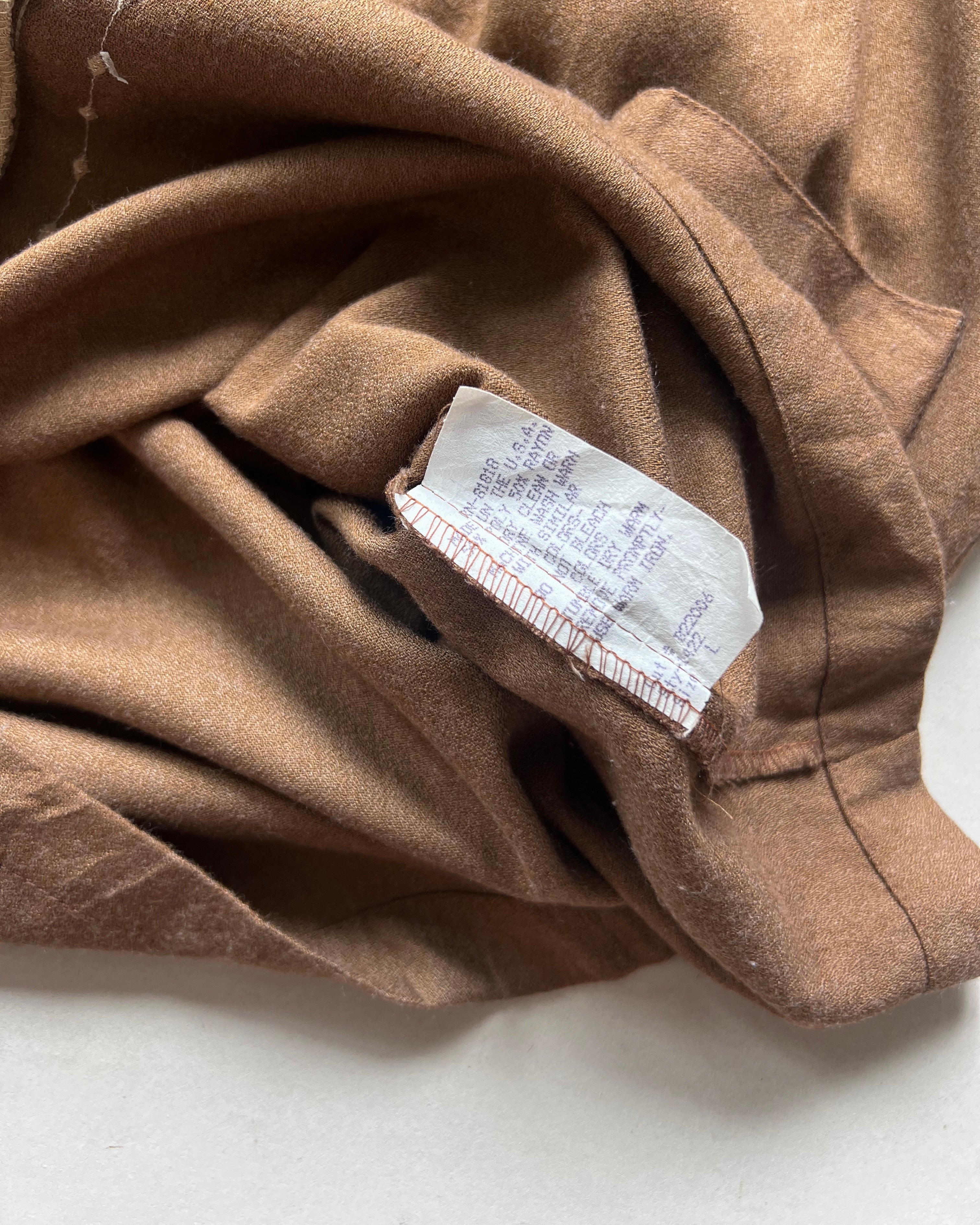 1990S TWO-TONE RAYON ROCKABILLY SHIRT (L)