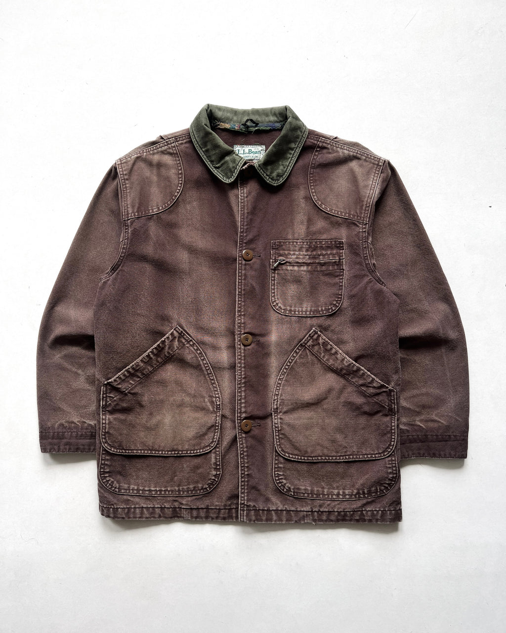 1990S FADED L.L BEAN CHORE JACKET (L)