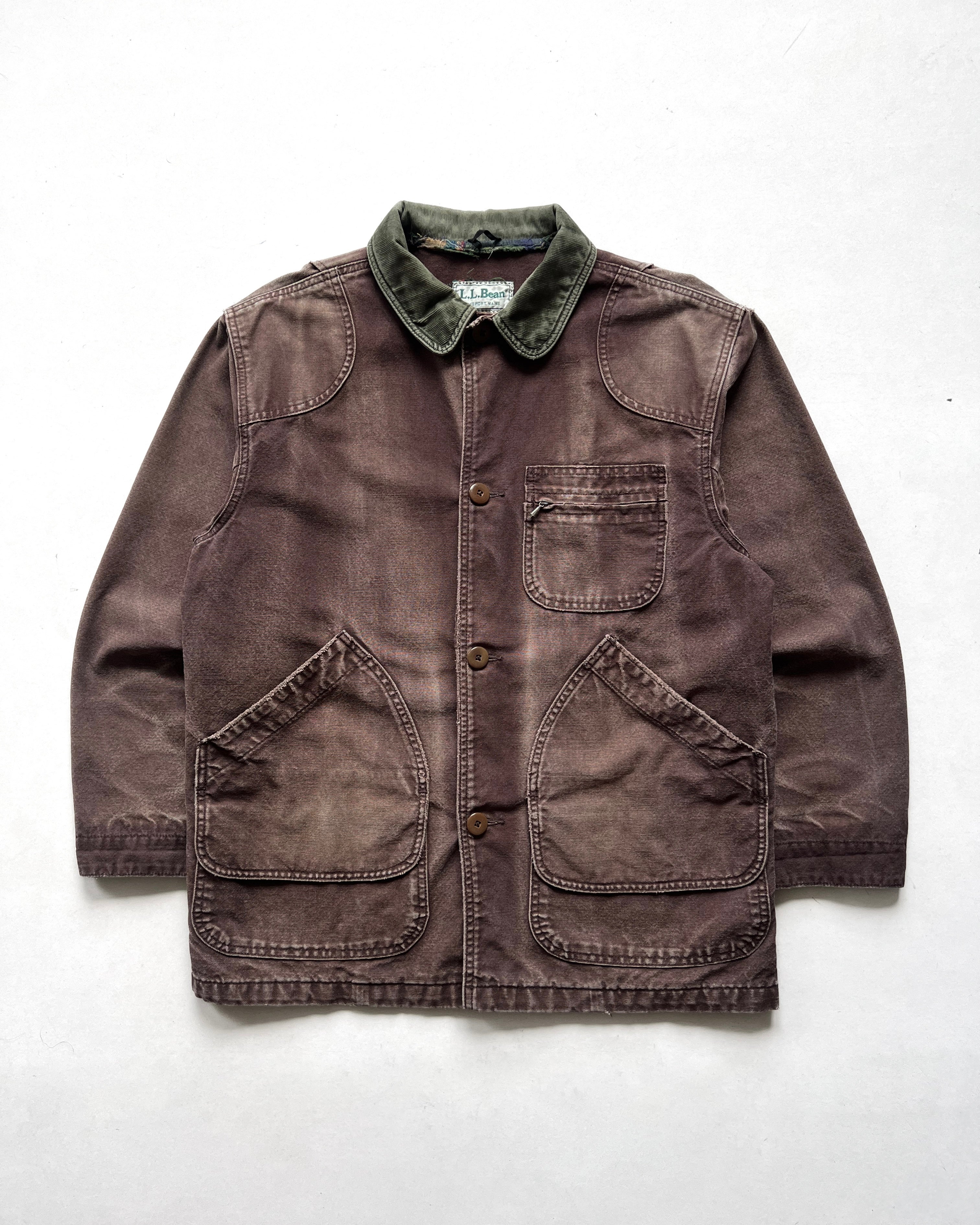 1990S FADED L.L BEAN CHORE JACKET (L)