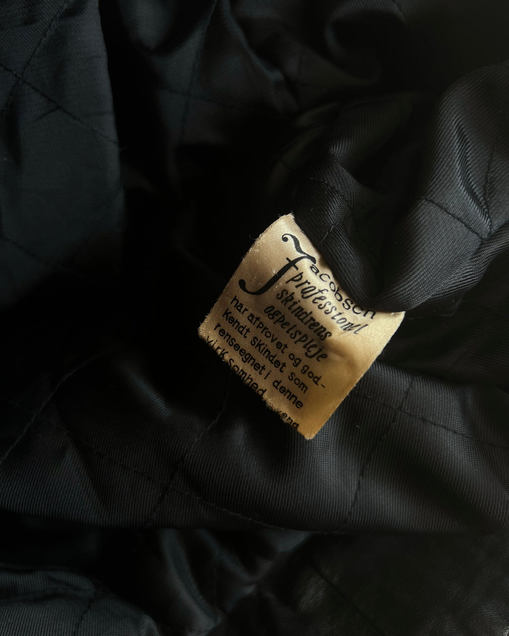 1980S Z-ICI SWEDISH MOTORCYCLE LEATHER JACKET (M)