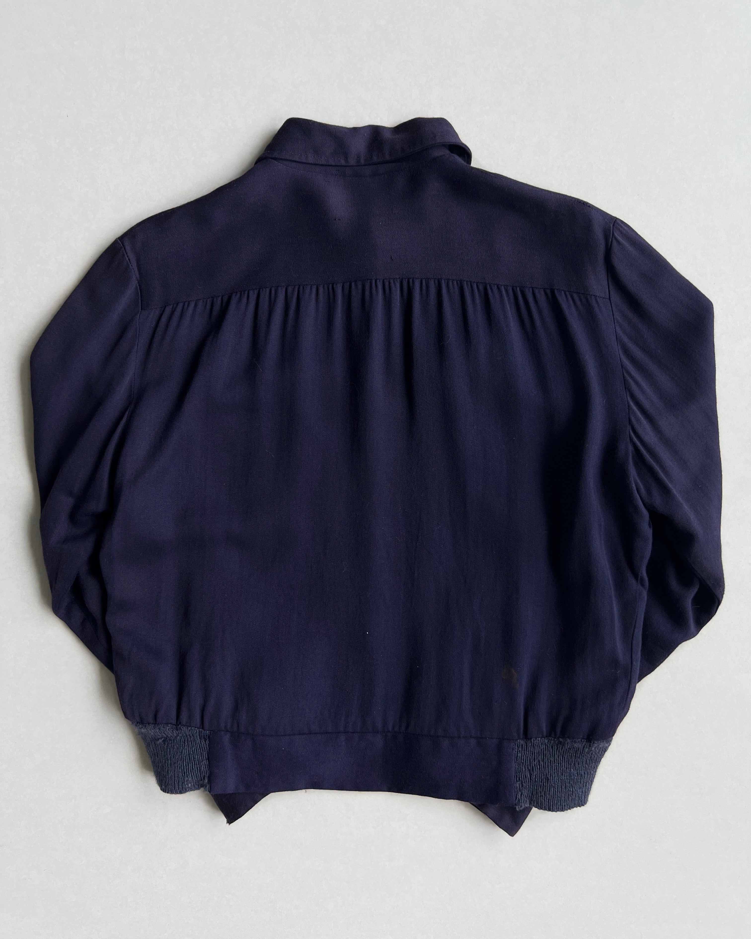 1950S PURPLE GABARDINE ROCKABILLY RICKY JACKET (S-L)