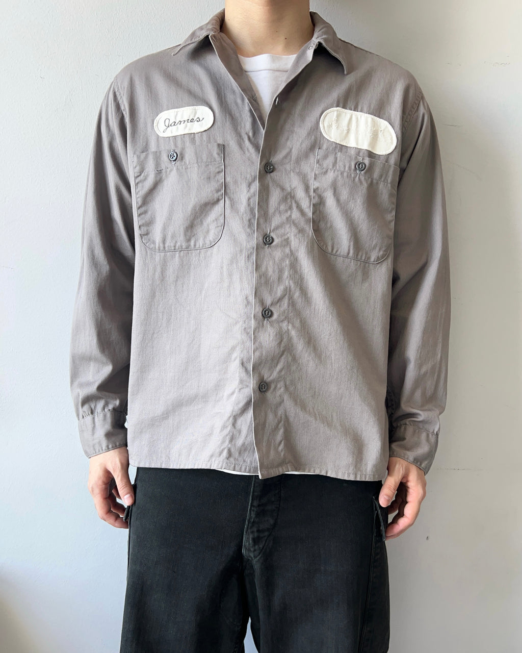 1960S EDWARD HYMAN CO WORK SHIRT (LM)