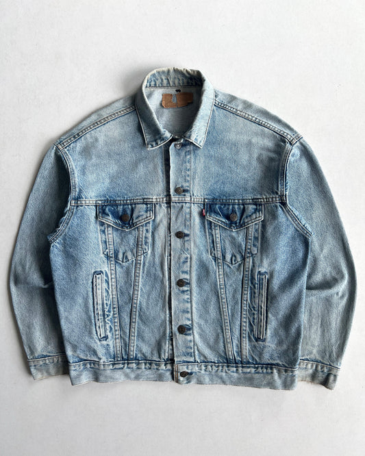 1980S FADED LEVI'S TYPE III DENIM TRUCKER JACKET (M)