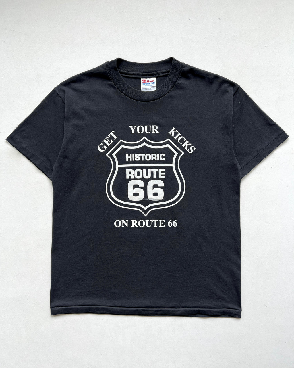 1990S 'GET YOUR KICKS ON ROUTE 66' SINGLE STITCH TEE (M)