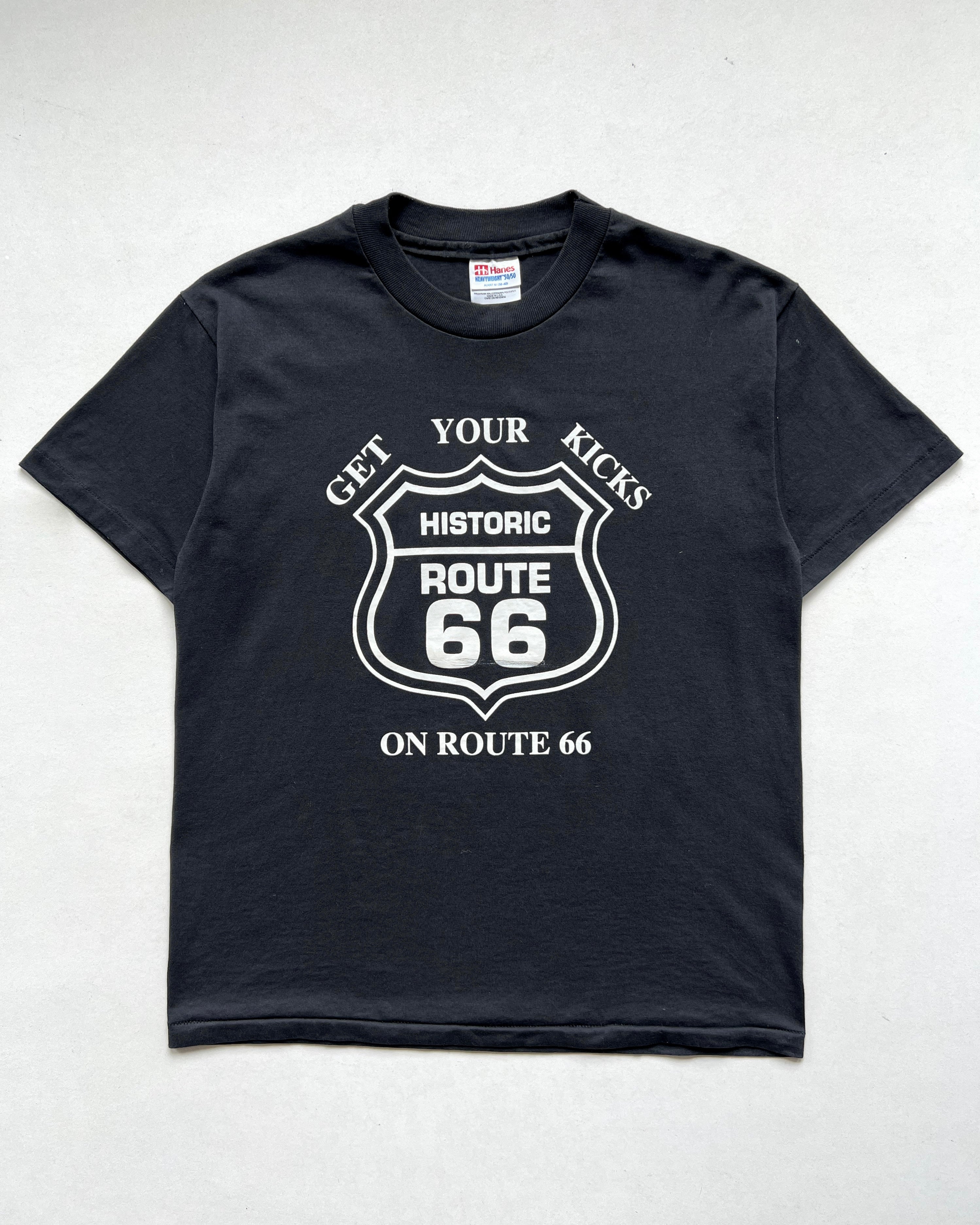 1990S 'GET YOUR KICKS ON ROUTE 66' SINGLE STITCH TEE (M)