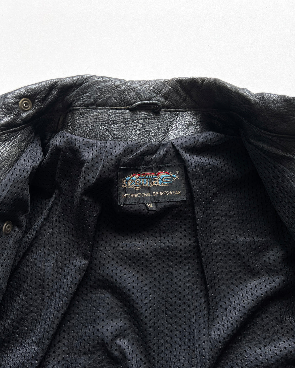 1980S SEGURA MILITARY MOTORCYCLE LEATHER JACKET (ML)