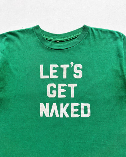 1980S 'LET'S GET NAKED' SINGLES TITCH TEE (M)