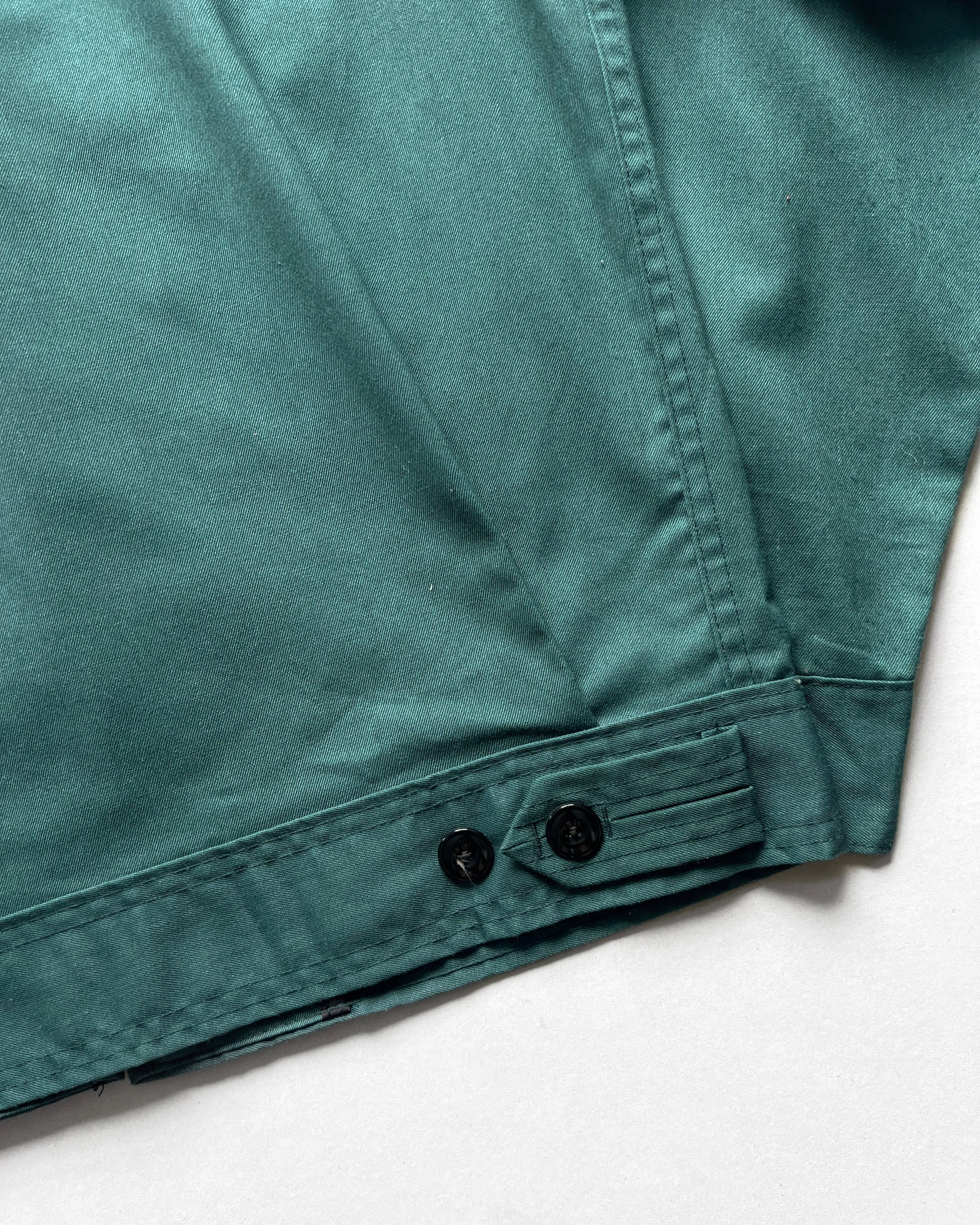 1960S EMERALD GREEN DOUBLE WORK JACKET (L)