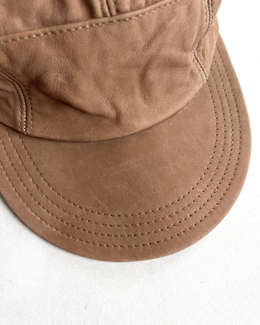 1980S L.L BEAN SUEDE LEATHER CAP (L/XL)