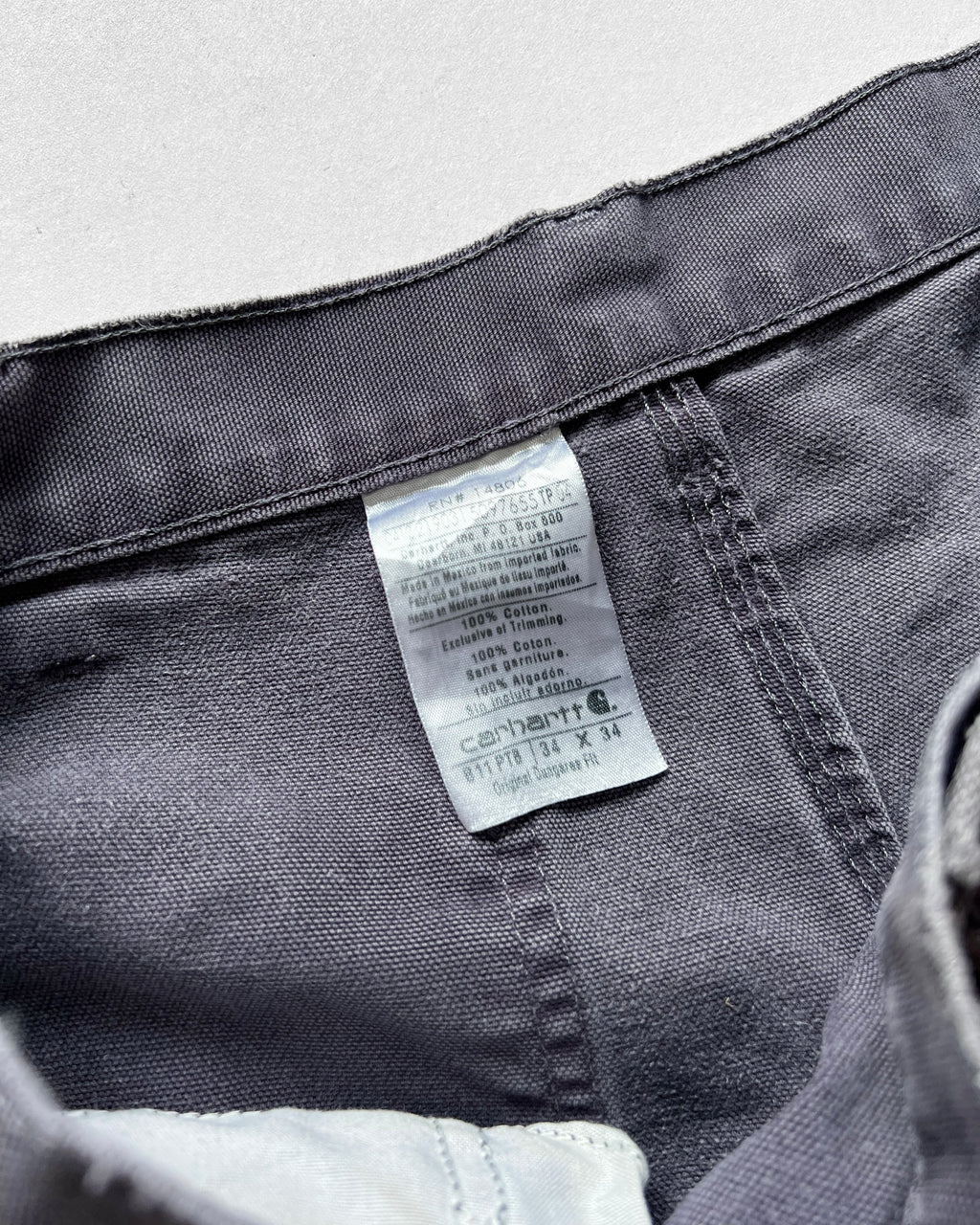 2000S FADED CARHARTT CARPENTER WORK PANTS (34)