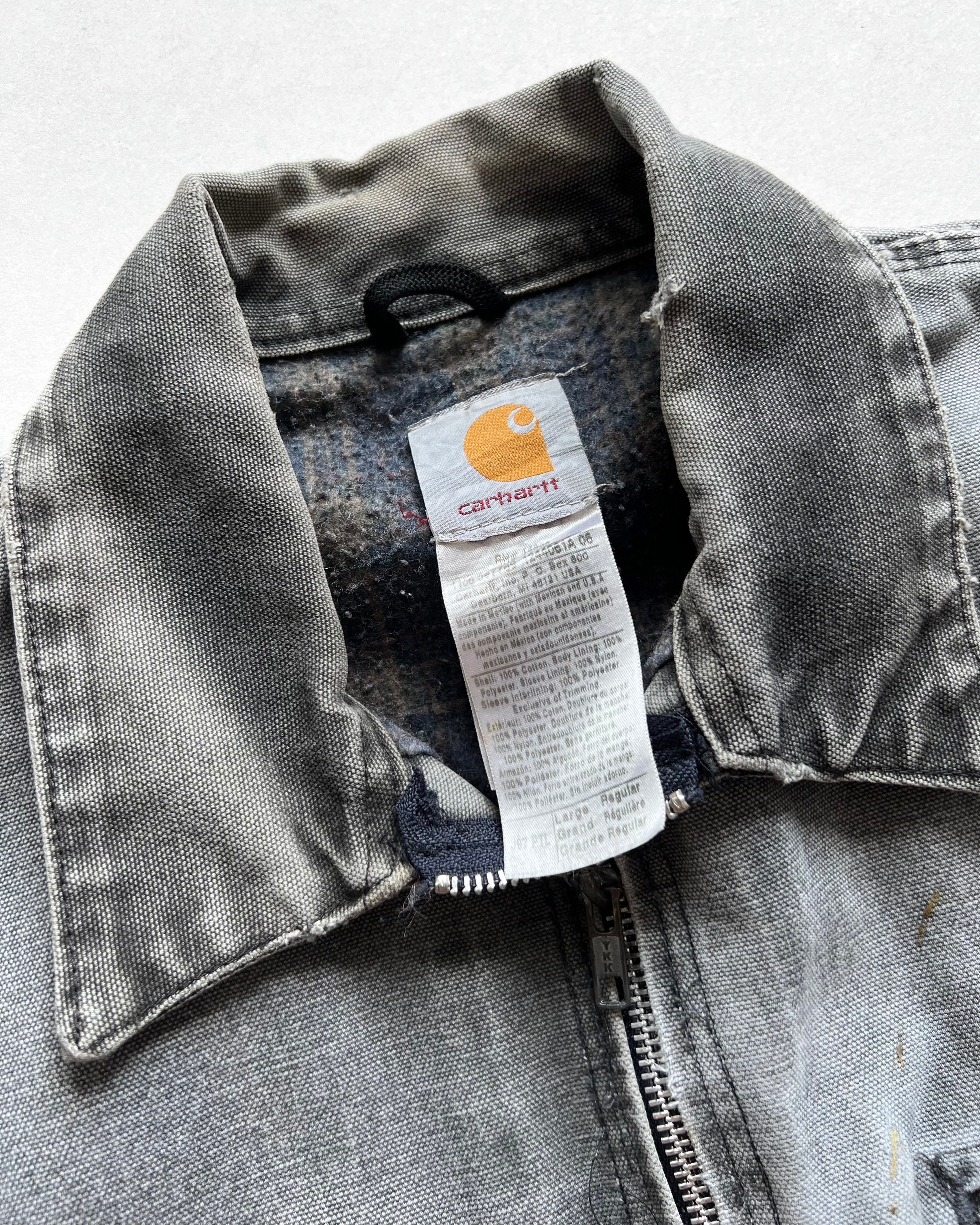 2000S FADED CARHARTT DETROIT WORK JACKET (L)