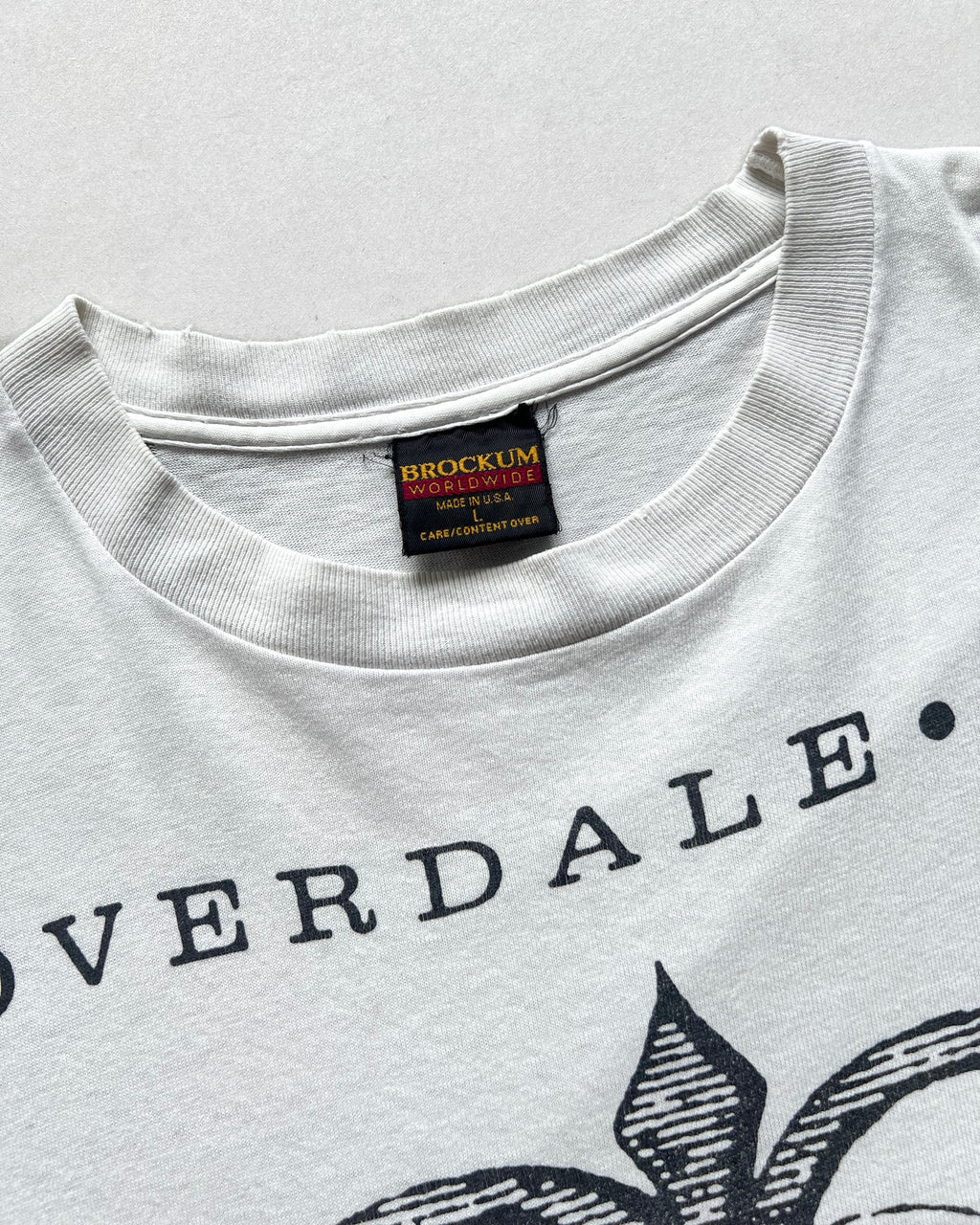 1993 COVERDALE/PAGE JAPAN TOUR BROCKUM TEE (L)