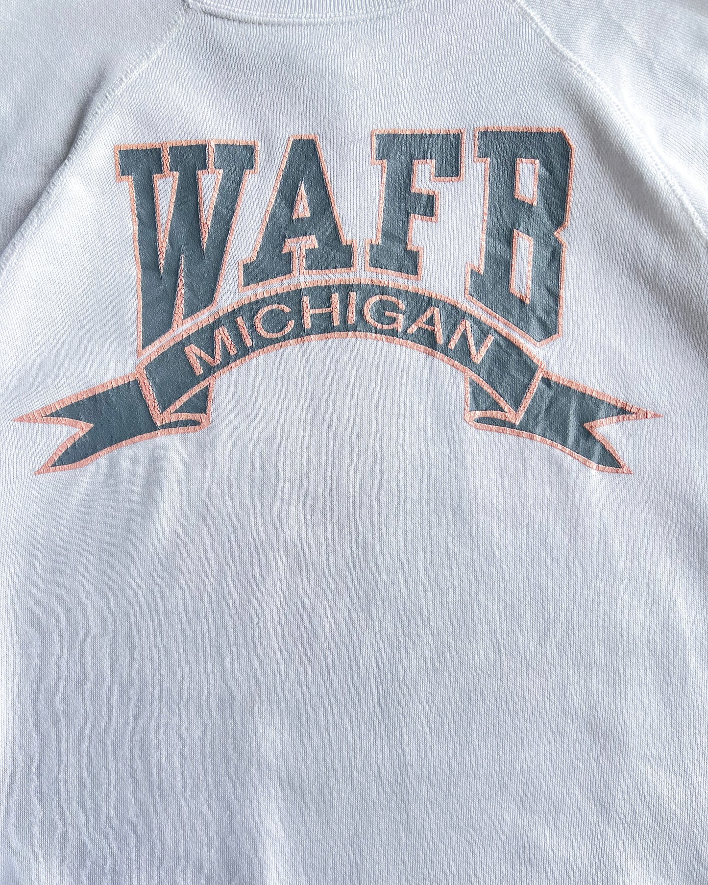 1980S 'WAFB MICHIGAN' RAGLAN SWEATSHIRT (L/XL)