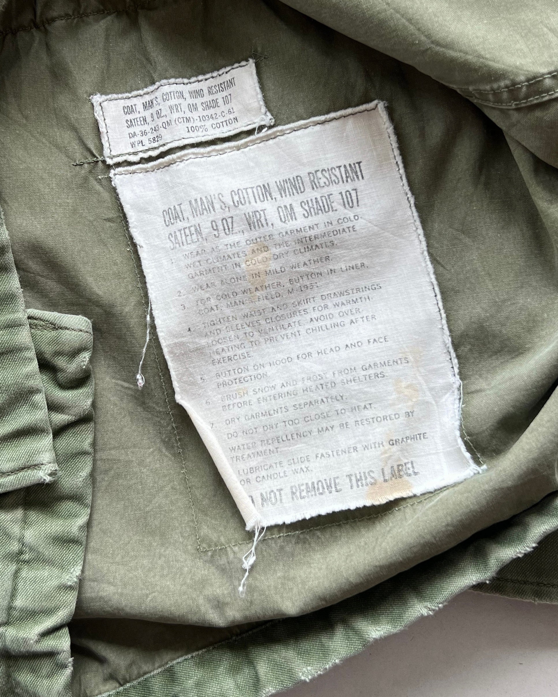1960S US ARMY M-51 FIELD JACKET(M)