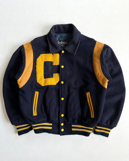 1970S 'CULPEPER' LETTERMAN VARSITY JACKET (L)