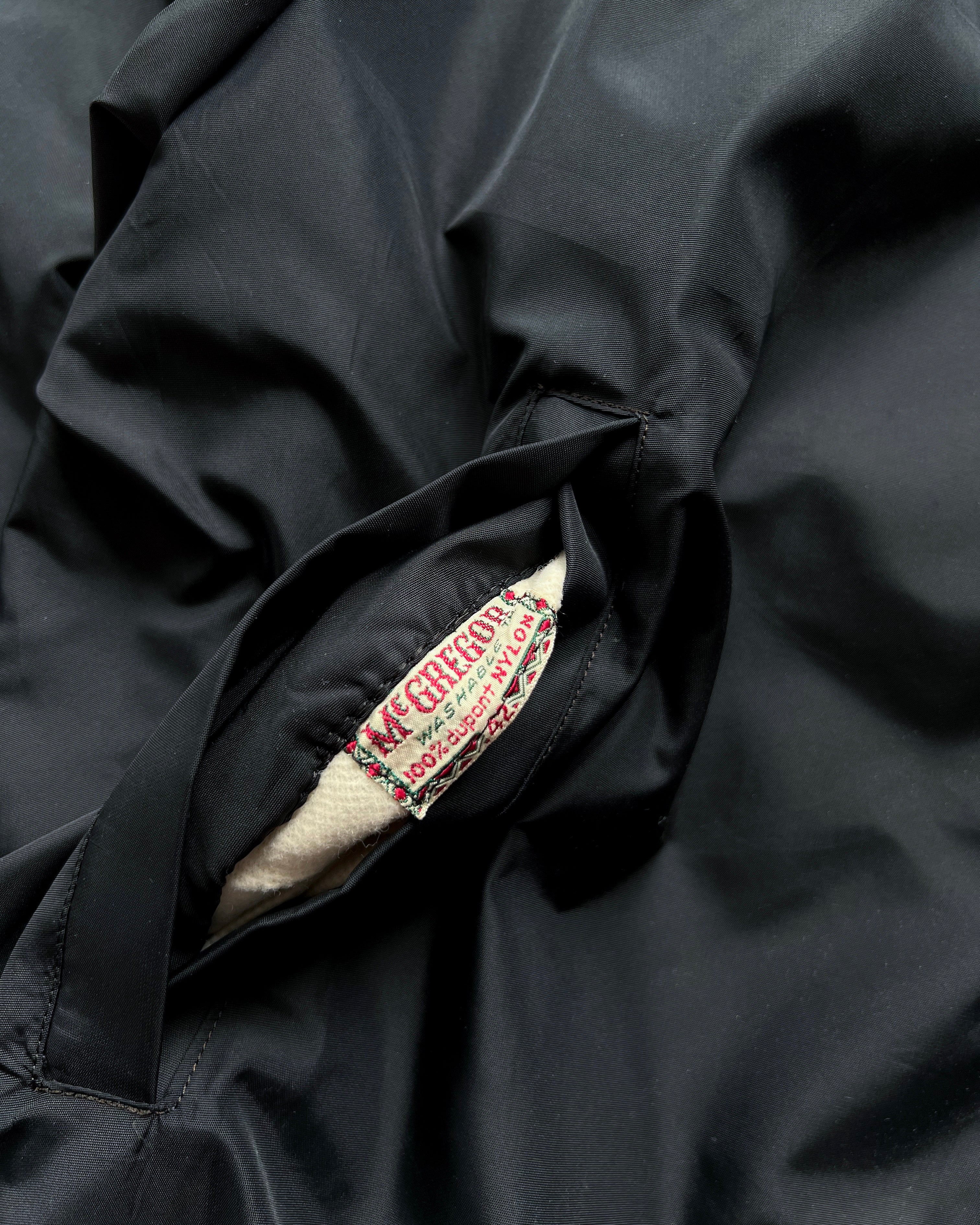 1950S MCGREGOR RIVERSIBLE NYLON BOMBER JACKET (L)