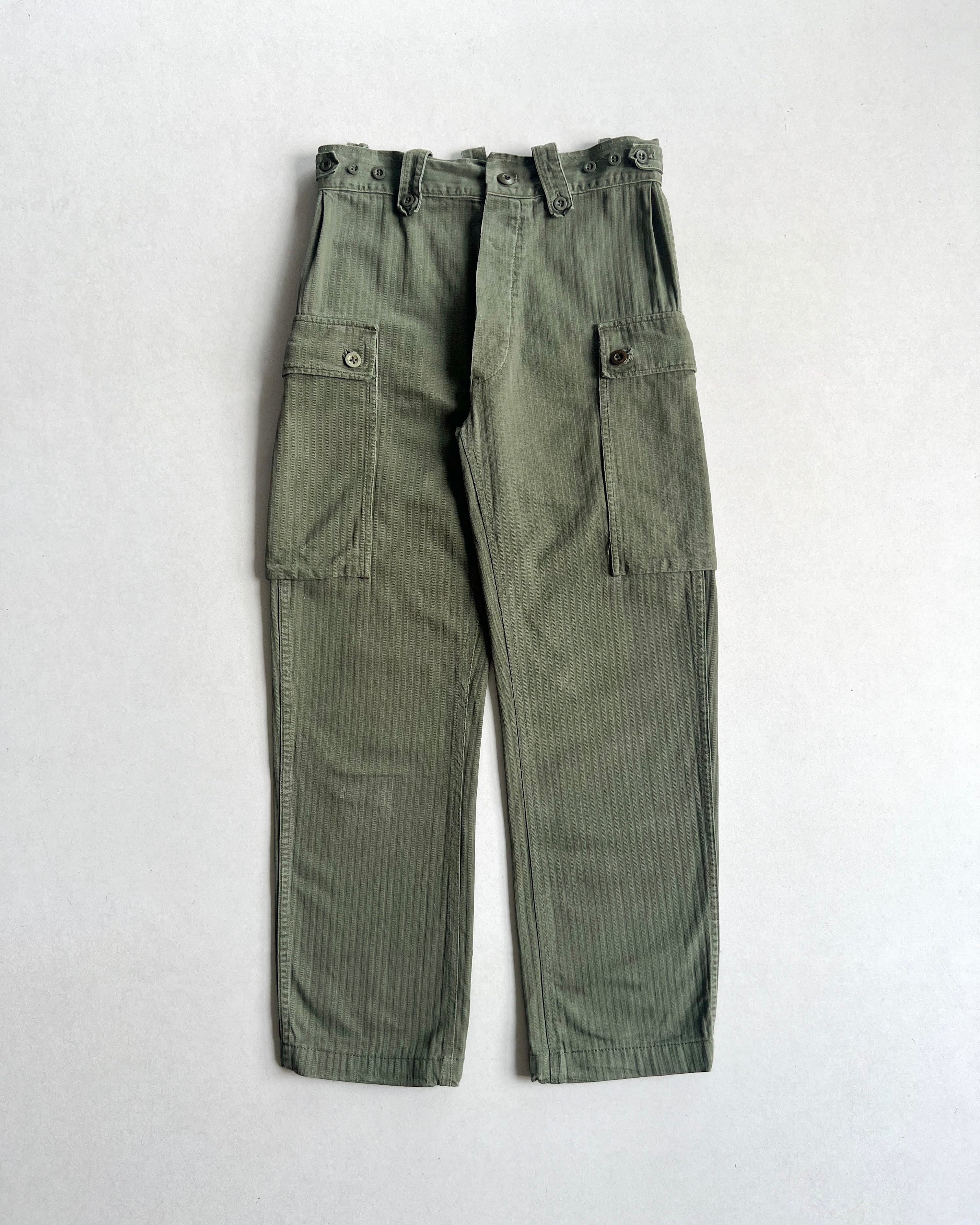 1970S NETHERLAND ARMY HBT PANTS (27-31)
