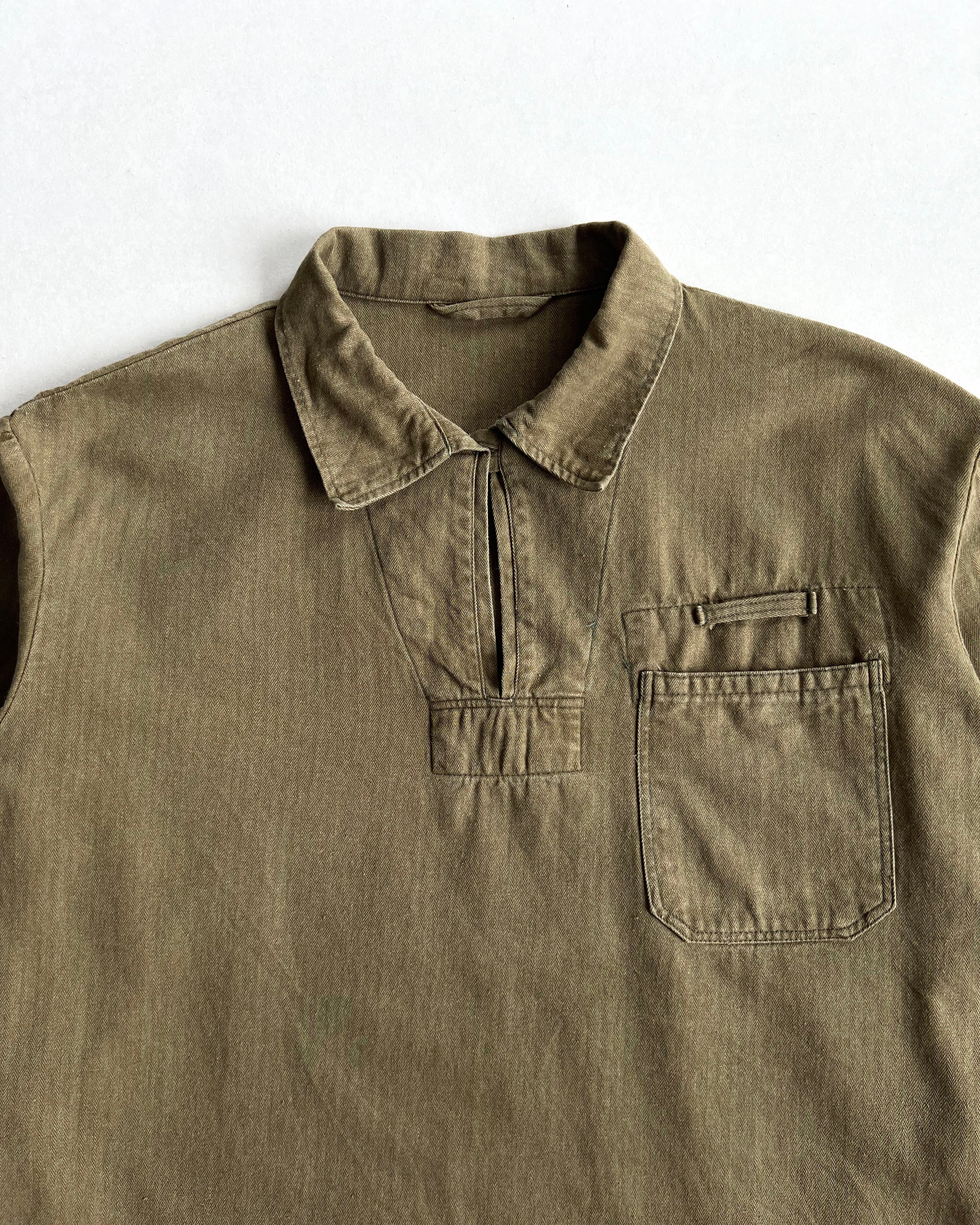 1980S CZECH ARMY HBT PULLOVER (XL)