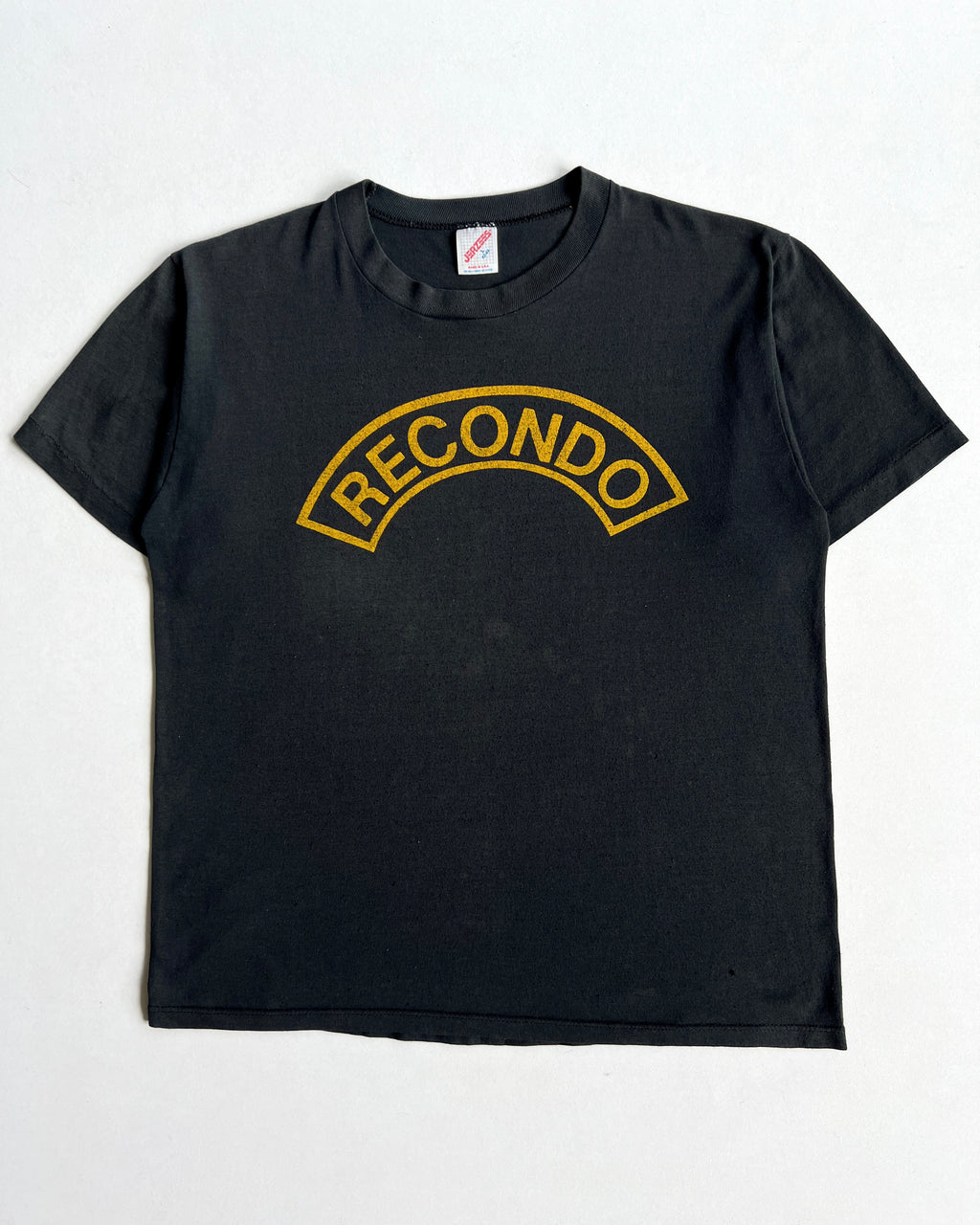 1990S FADED BLACK 'RECONDO' TEE (L)
