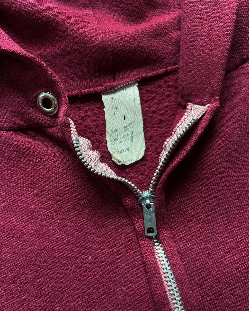 1970S 'CAL POLY UNIVERSITY' ZIP-UP HOODIE (M)