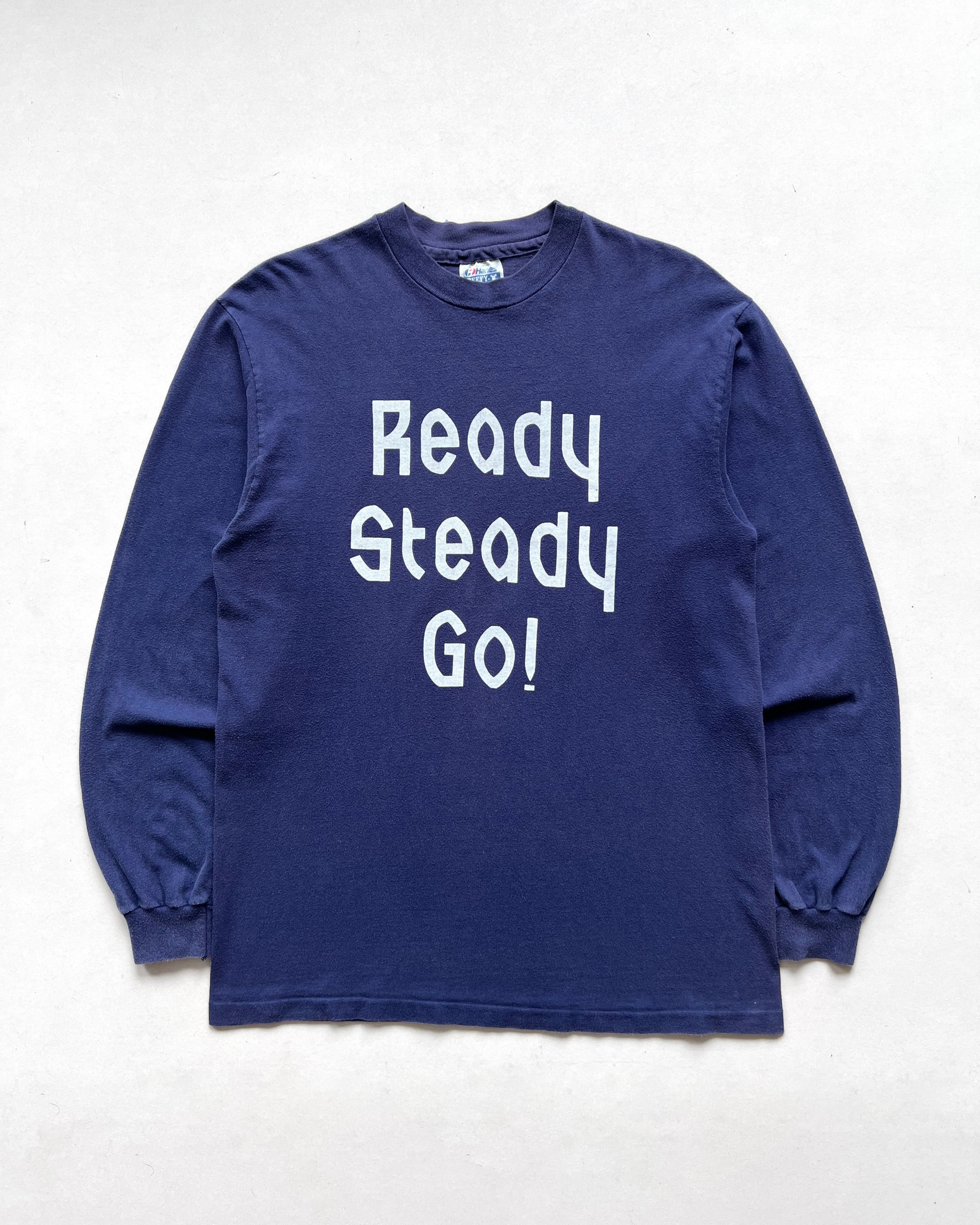 1980S 'READY STEADY GO' LONGSLEEVES TEE (M)