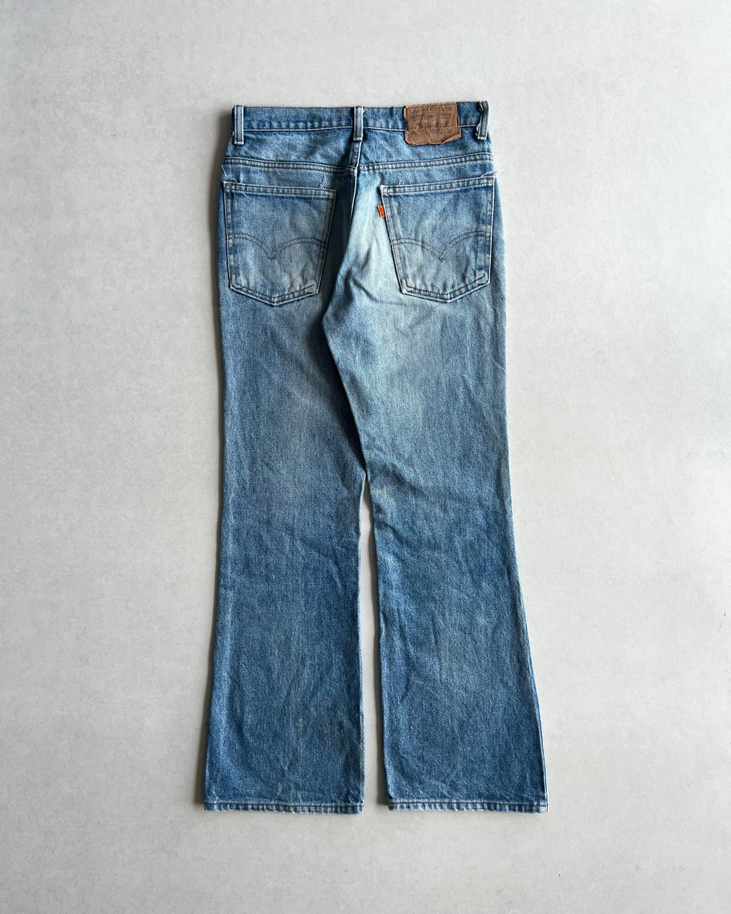 1970S FADED WASHED LEVI'S 517 FLARE JEANS (30X30)