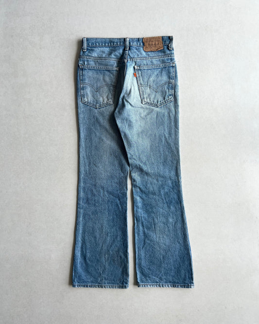 1970S FADED WASHED LEVI'S 517 FLARE JEANS (30X30)